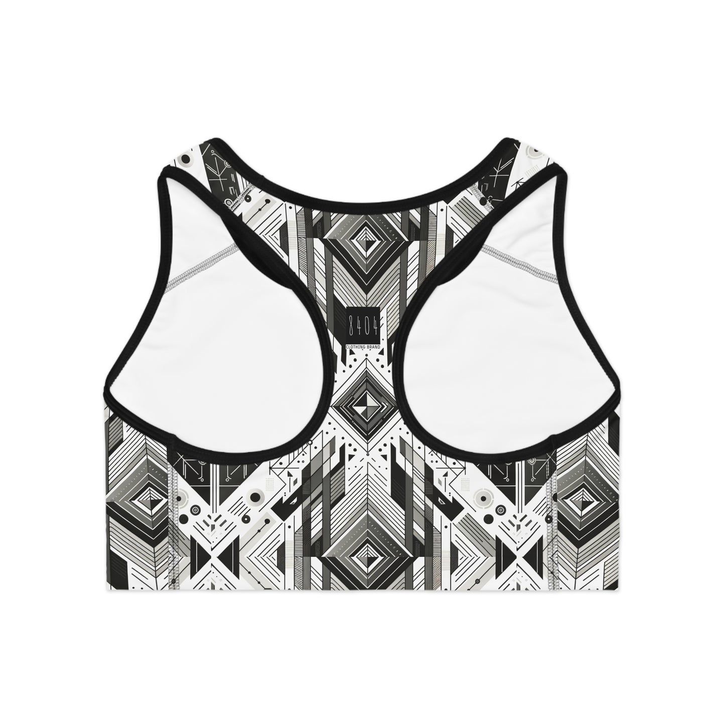 Digital Minimalism Minimalist Tech Sports Bra - 8404 Design-51
