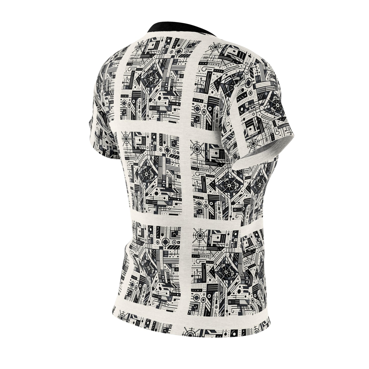 Digital Minimalism Minimalist Tech Women's Cut & Sew Tee - 8404 Design-47