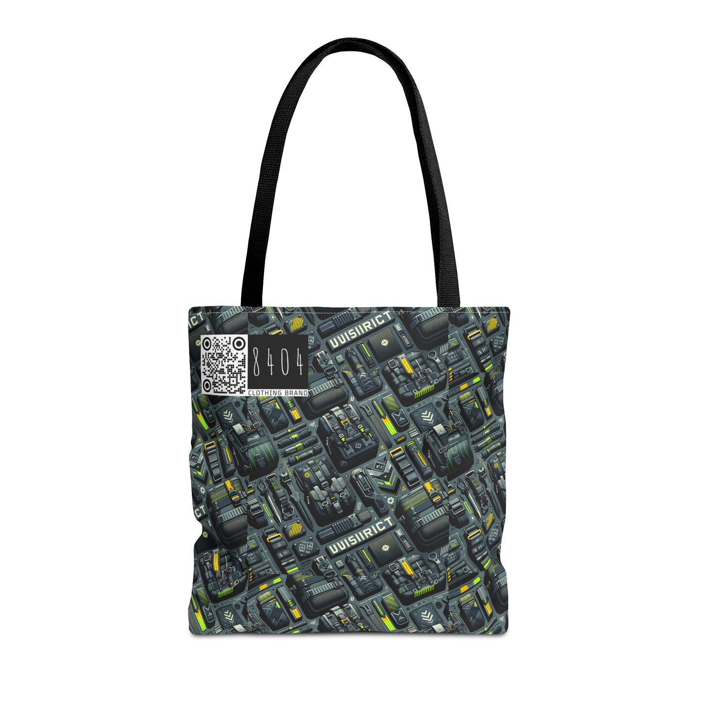 Tech Utility Streetwear Futuristic Tech-Forward Tote Bag - 8404 Design-47