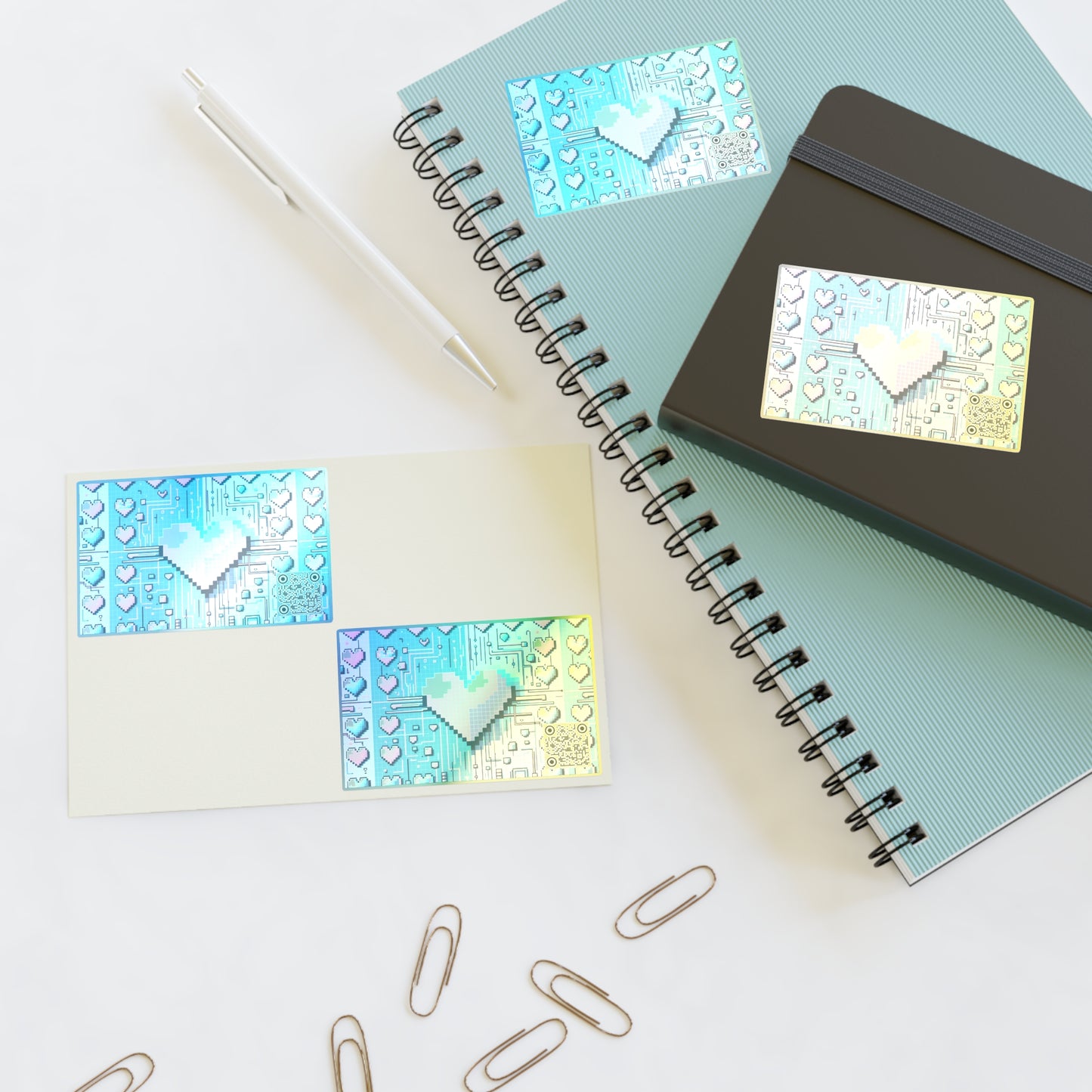 Digital Romance Modern Tech Romance Sticker Sheets - 8404 Design-44