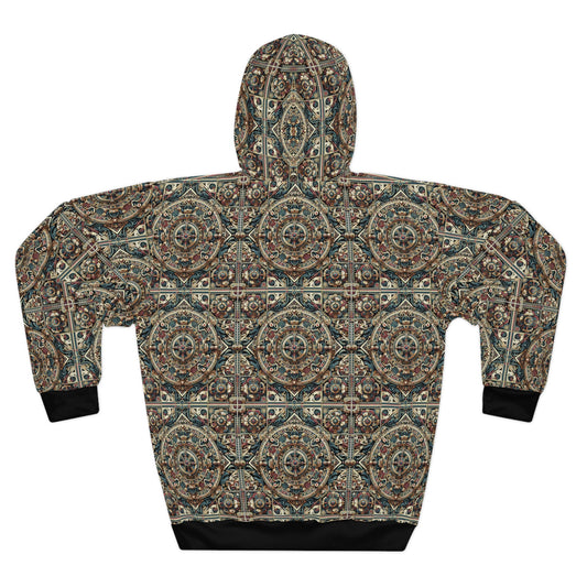 Urban Renaissance Historical Fusion With Street Edge Pullover Hoodie - 8404 Design-57