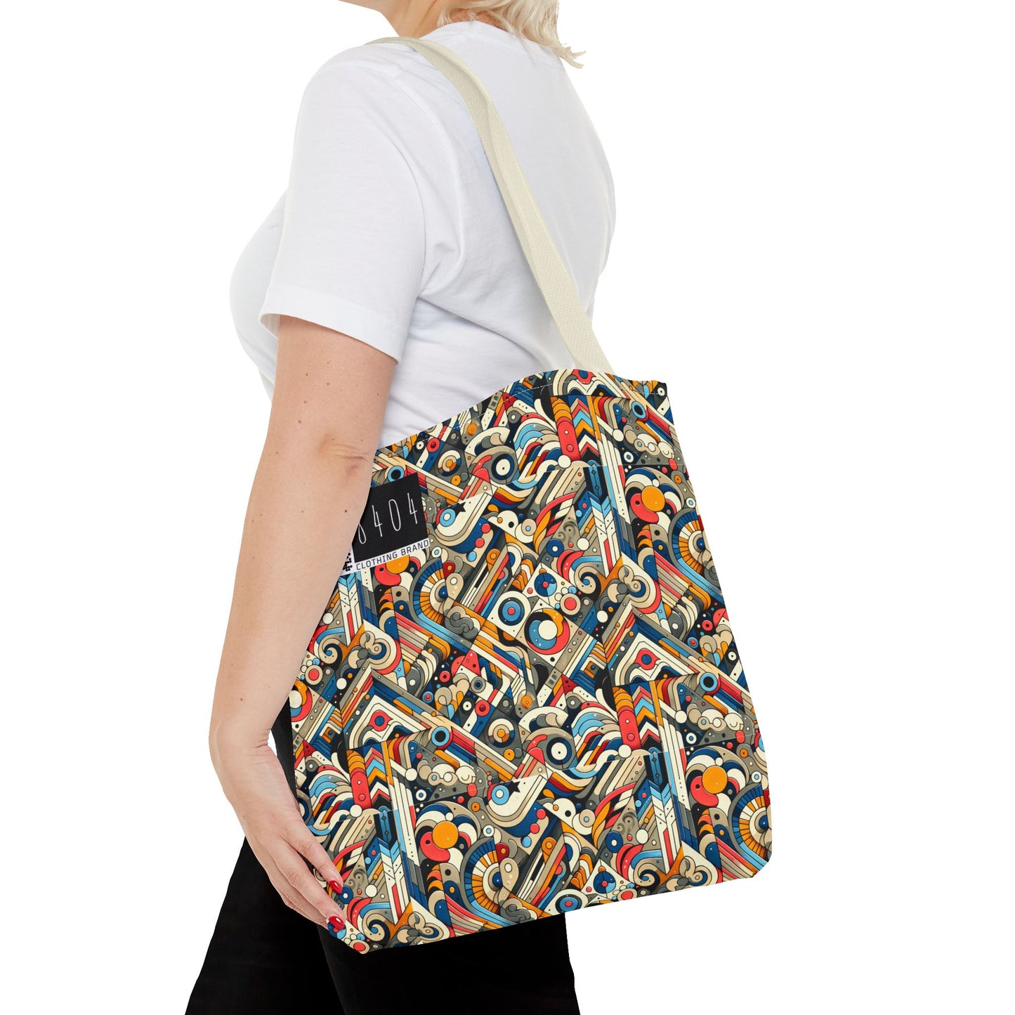 Abstract Graphic Art Modern Artistic Expression Tote Bag - 8404 Design-62