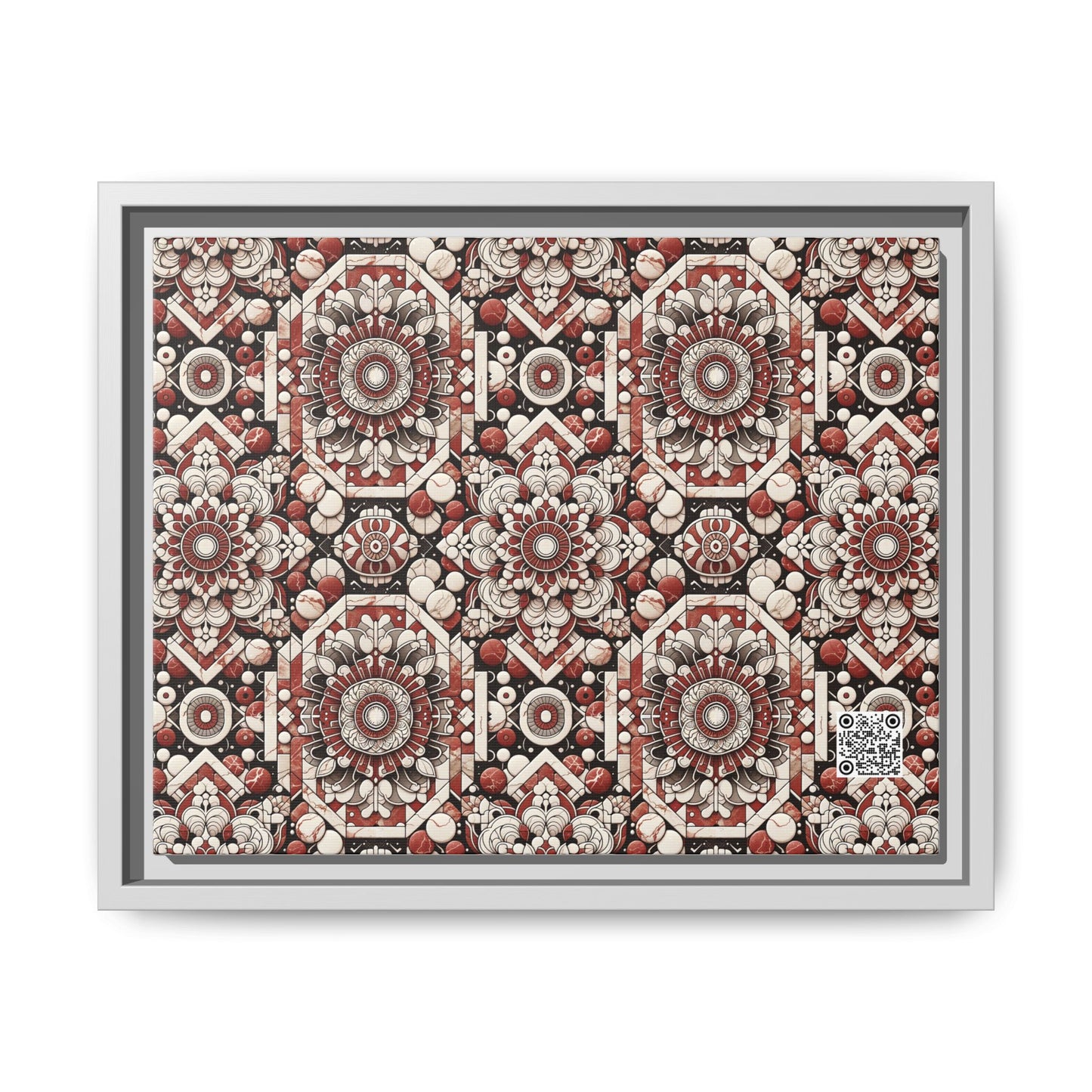 Neo Jomon Sculptural Aesthetics Artisanal Streetwear Matte Canvas, Framed (multi-Color) - 8404 Design-55 A