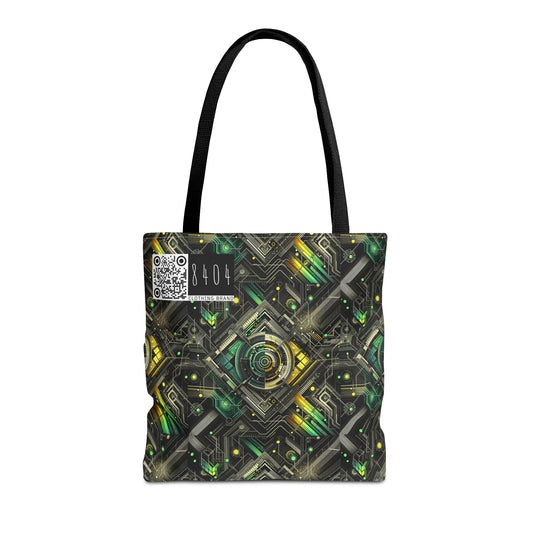 Tech Noir Graphics Tech-Inspired Streetwear Tote Bag - 8404 Design-57