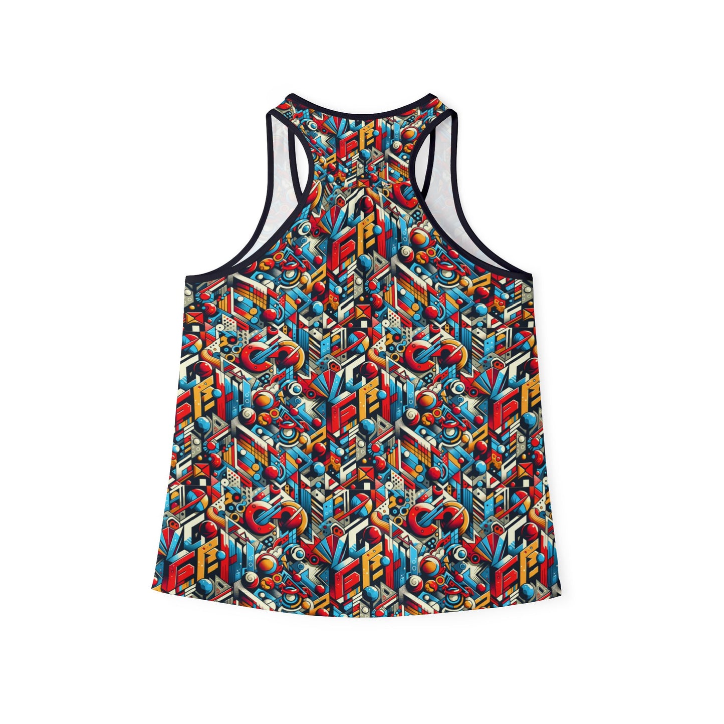 Neo-Traditional Street Art Modern Street Art Fusion Women's Tank Top - 8404 Design-67