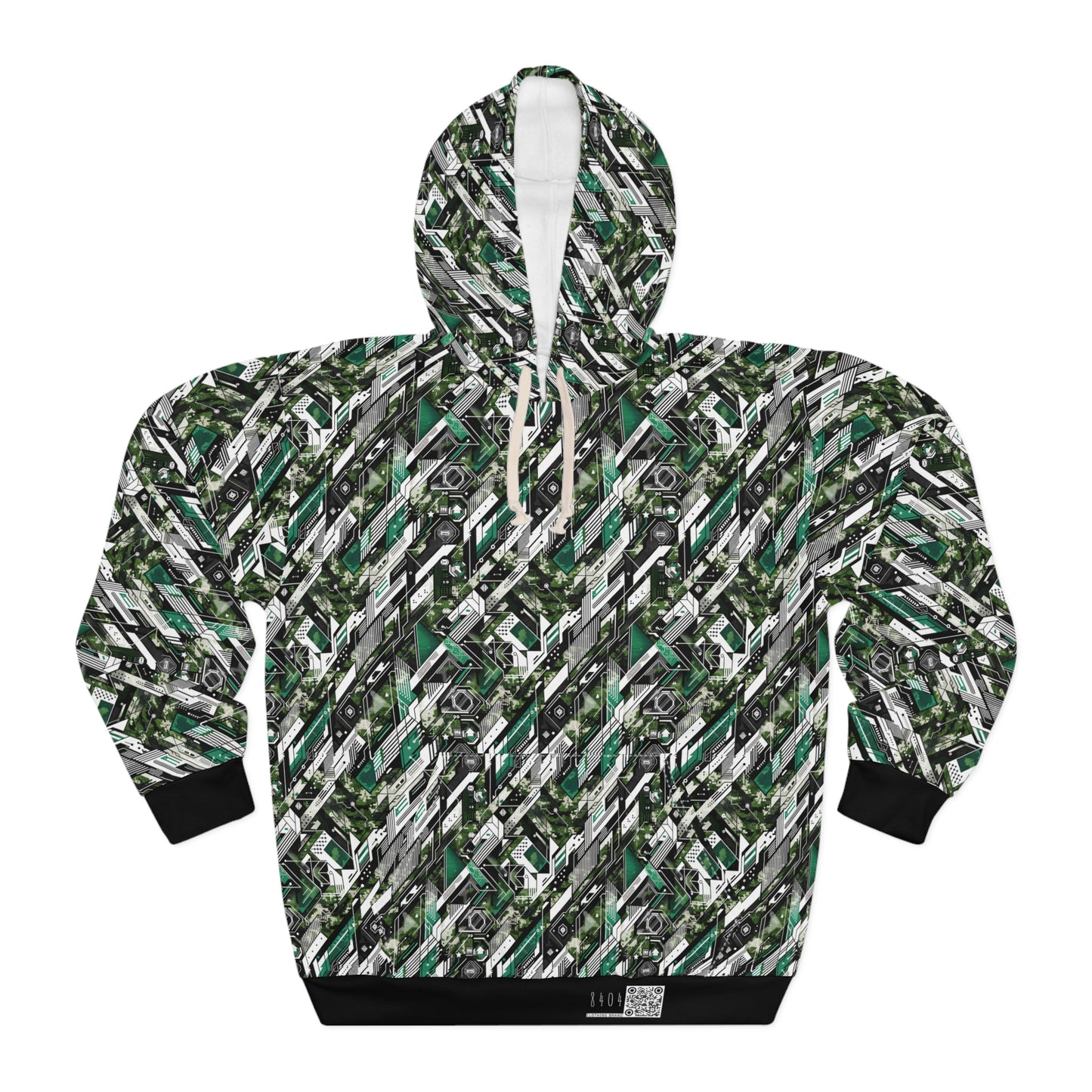 Tech Camo Fusion Tech-Forward Streetwear With a Futuristic Edge Pullover Hoodie - 8404 Design-63