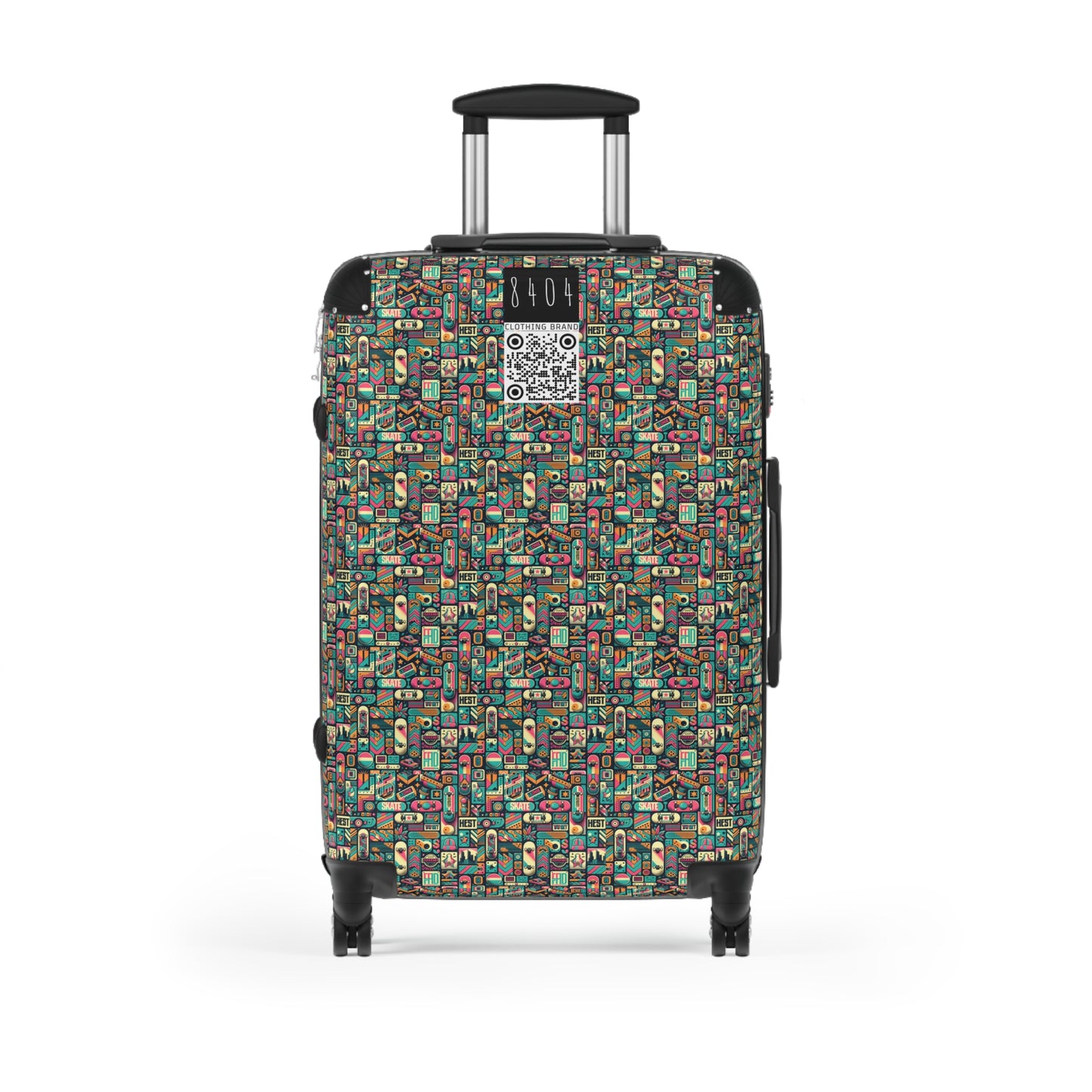 Skate Culture Revival Urban Retro Cool Suitcase - 8404 Design-61