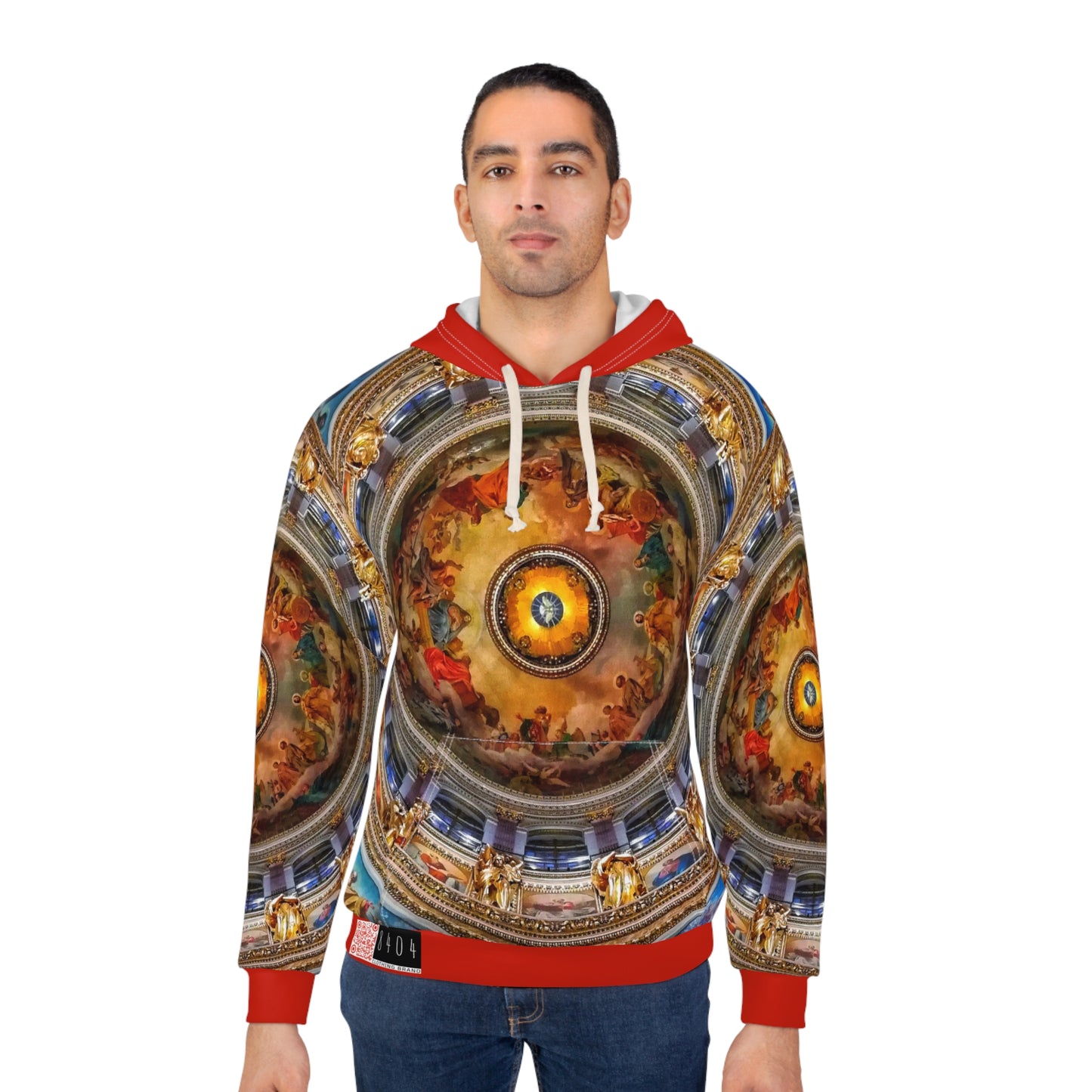 8404 Fashion Pullover Hoodie - "divine in Red" - Men - Women - Unisex - Xs/s/m/l/xl/2xl