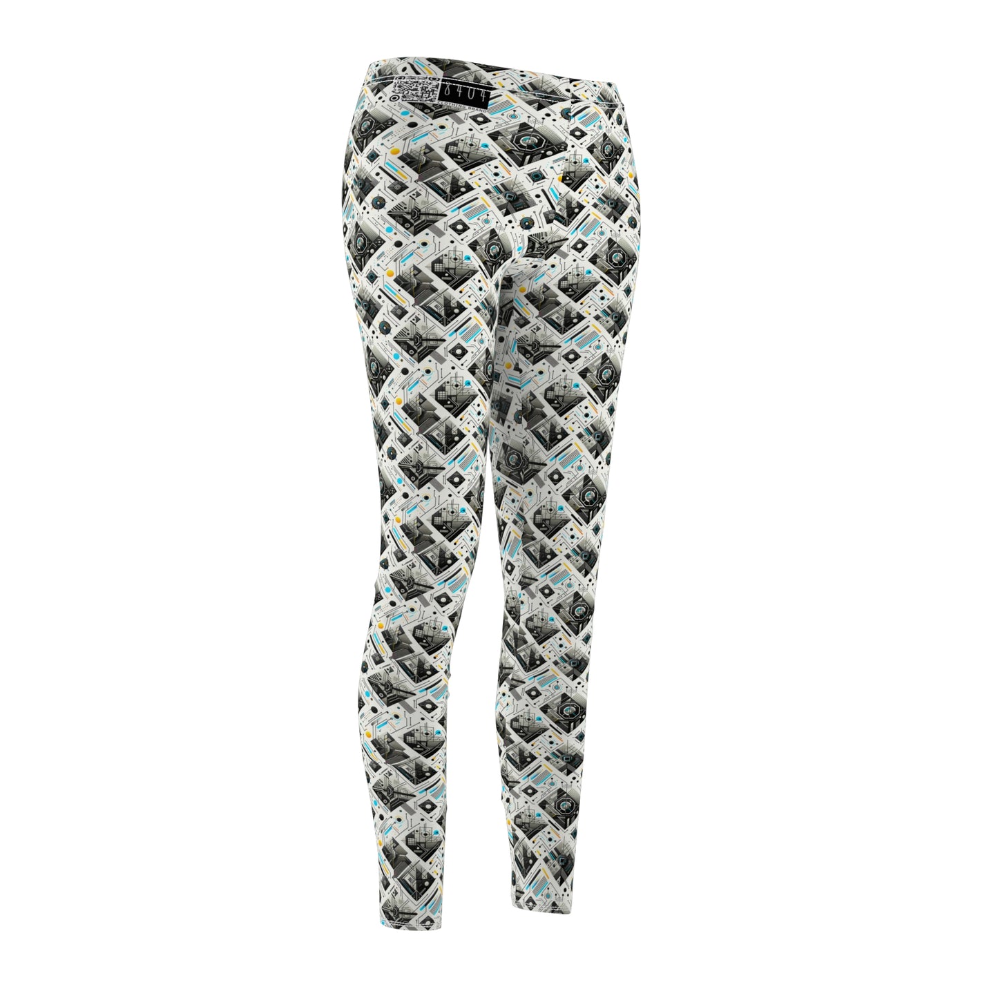 Tech Minimalism Minimalist Tech Women's Cut & Sew Casual Leggings - 8404 Design-47