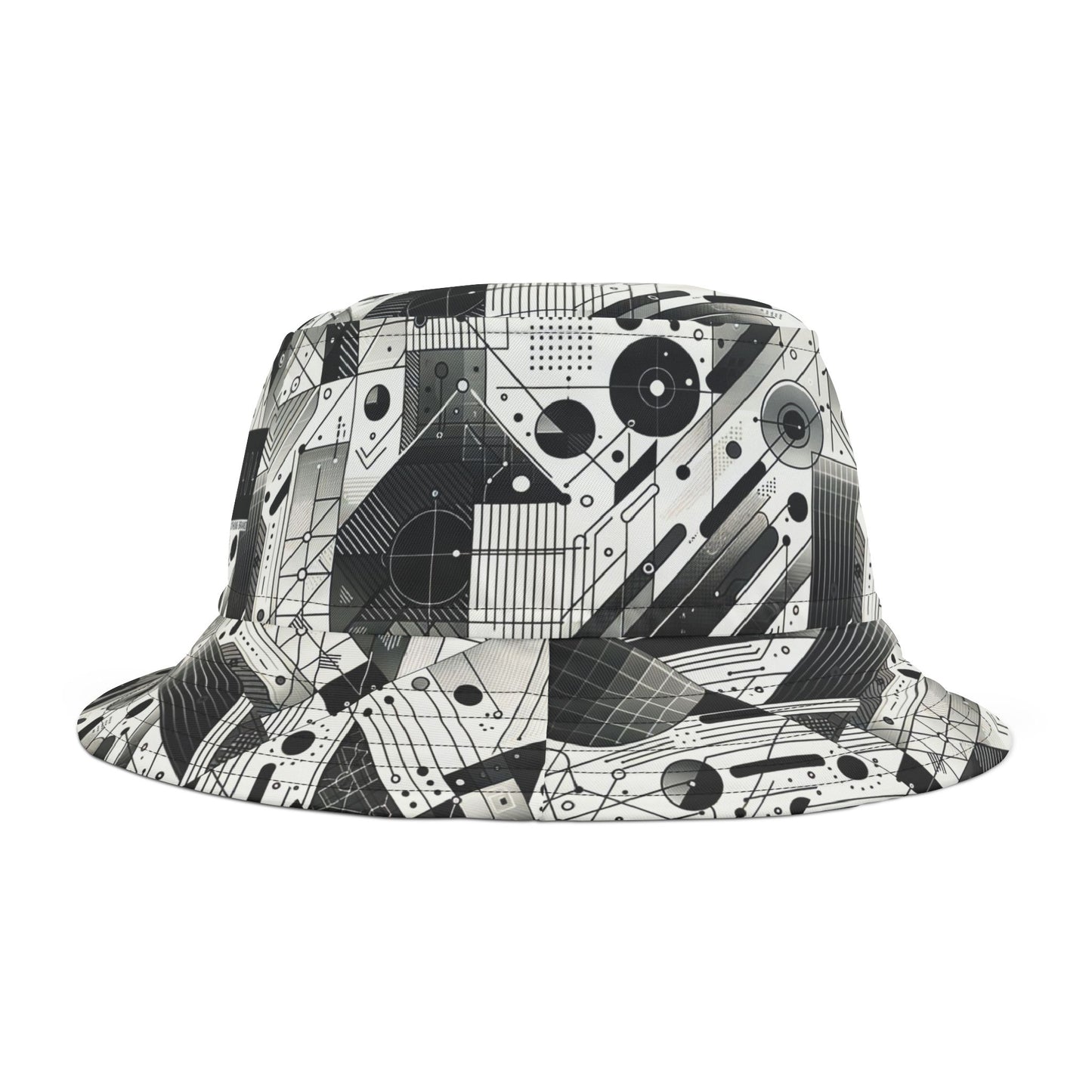 Digital Minimalism Minimalist Tech Bucket Hat - 8404 Design-55