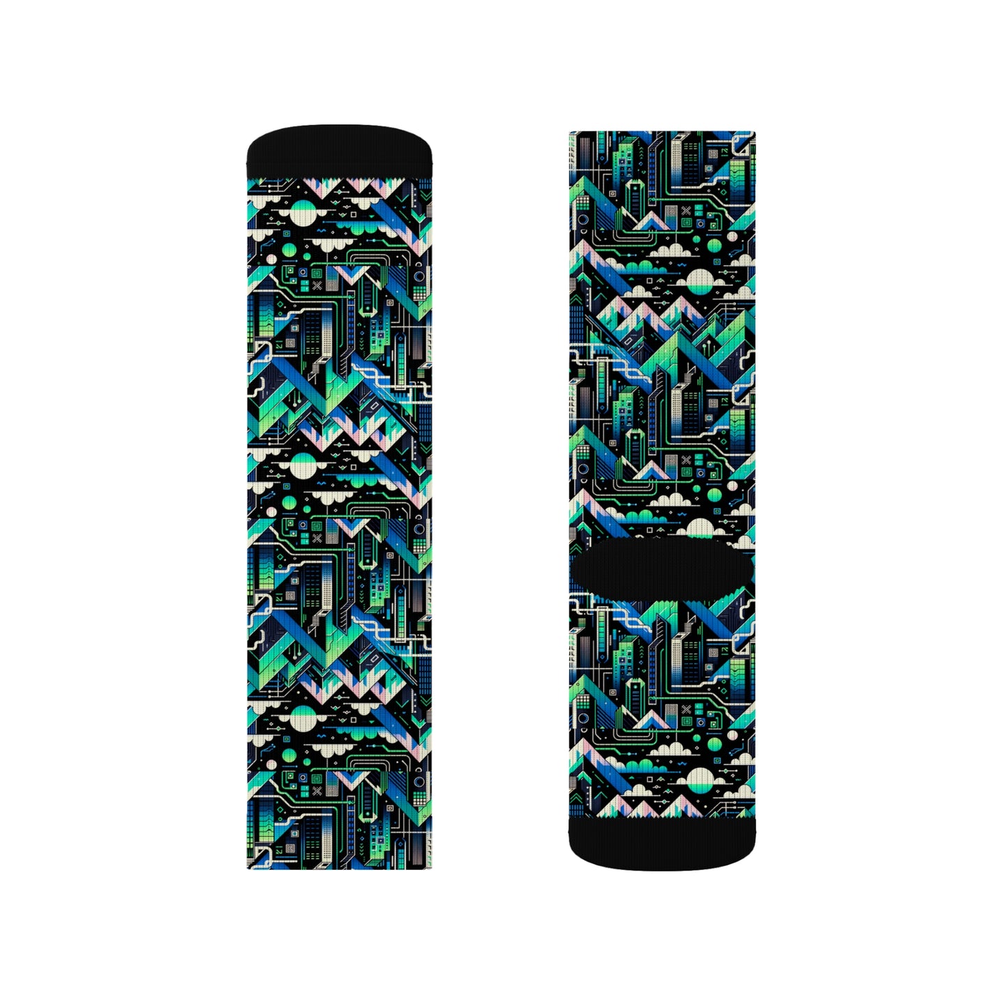 Digital Adventure Graphics Digital Explorer Sublimation Socks - 8404 Design-55