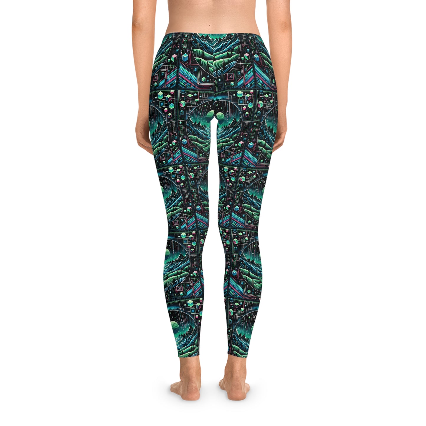 Digital Adventure Graphics Digital Explorer Stretch Leggings - 8404 Design-59