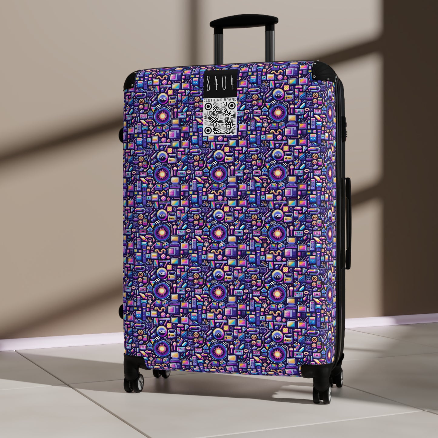 Digital Nostalgia Modern Retro Fusion Suitcase - 8404 Design-64