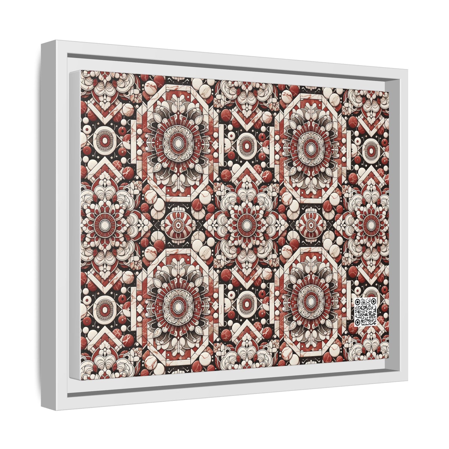 Neo Jomon Sculptural Aesthetics Artisanal Streetwear Matte Canvas, Framed (multi-Color) - 8404 Design-55 A
