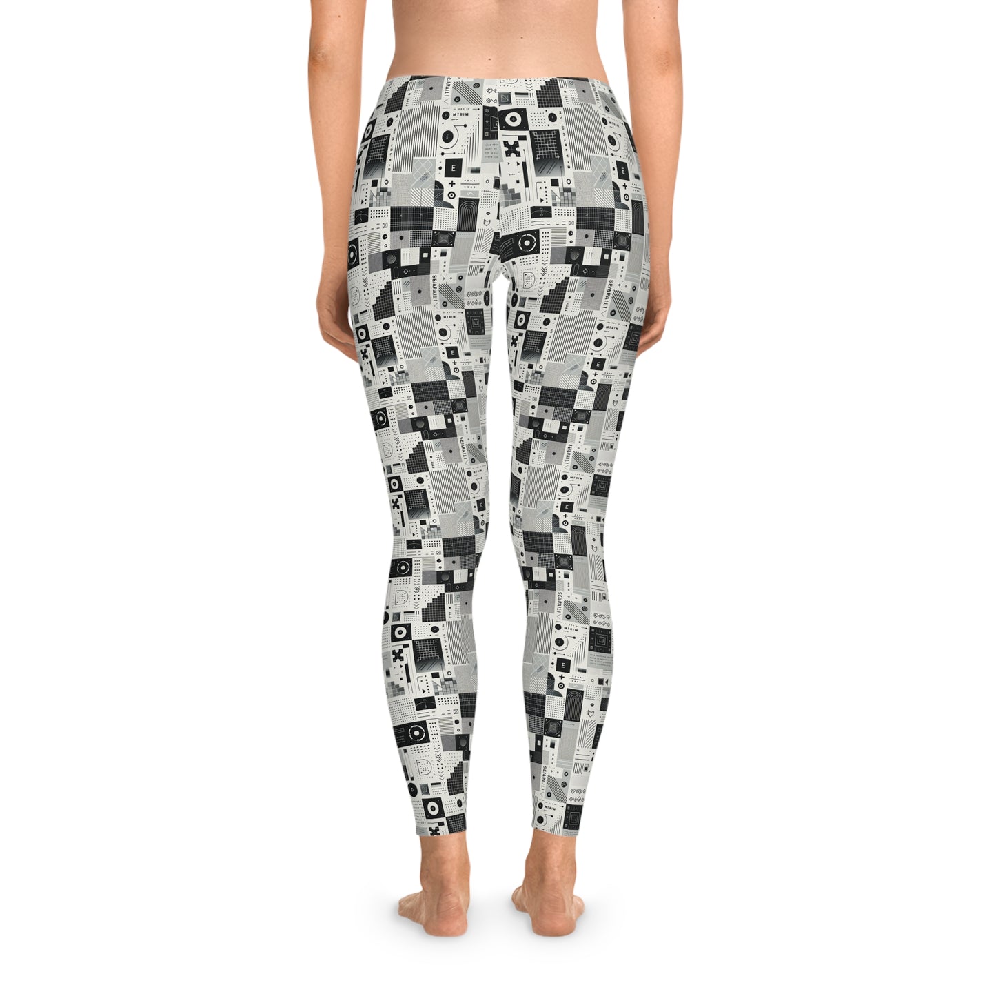 Digital Minimalism Minimalist Tech Stretch Leggings - 8404 Design-50