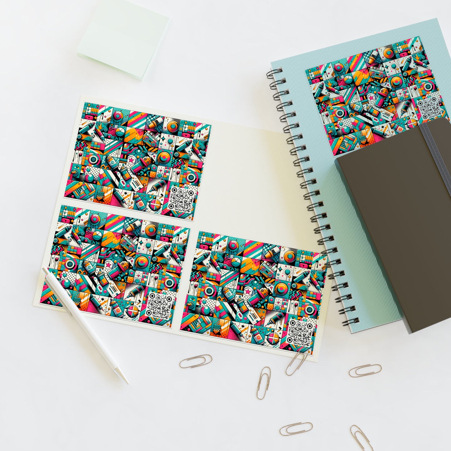 Graffiti Fusion Modern Street Art Fusion Sticker Sheets - 8404 Design-58