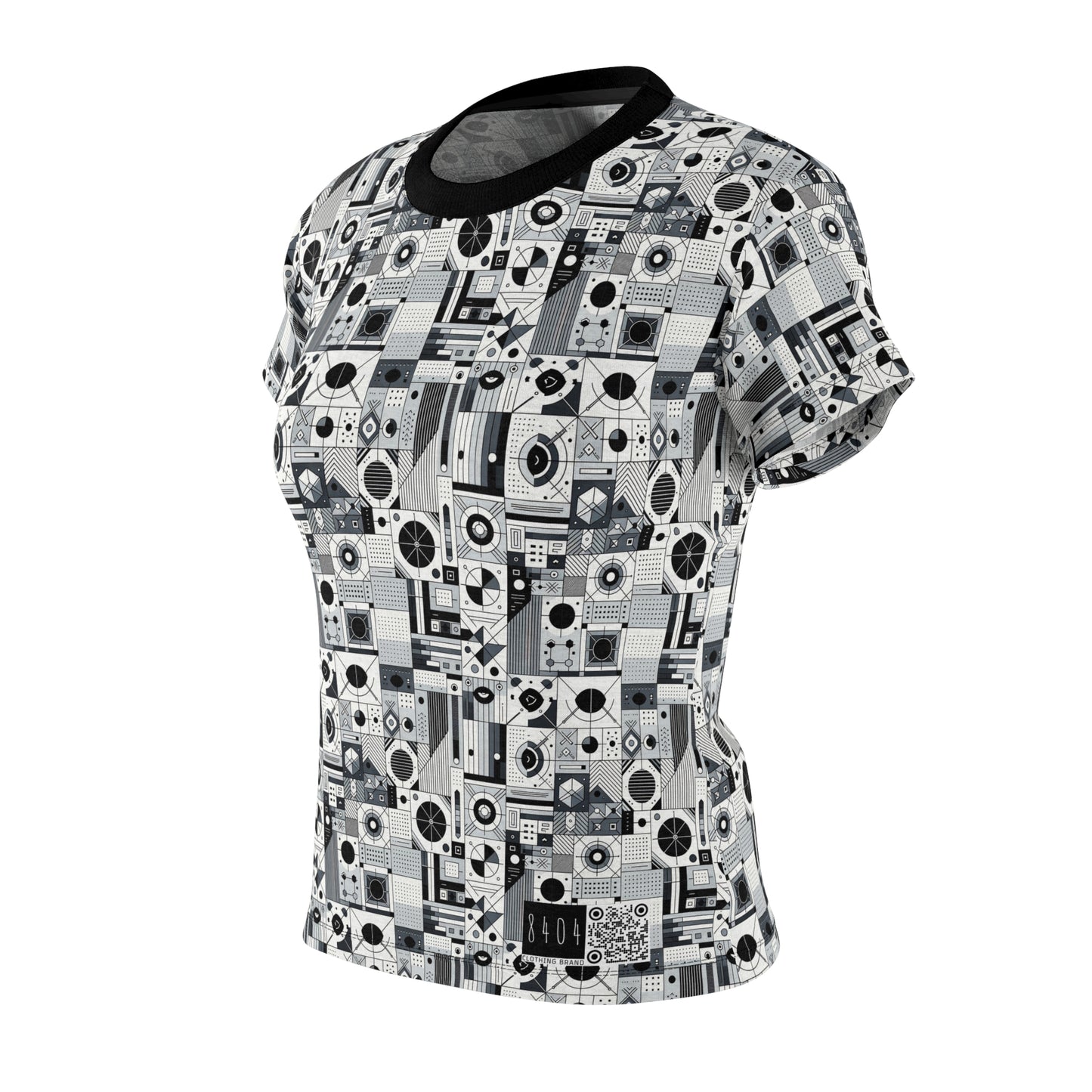 Digital Minimalism Minimalist Tech Women's Cut & Sew Tee - 8404 Design-65
