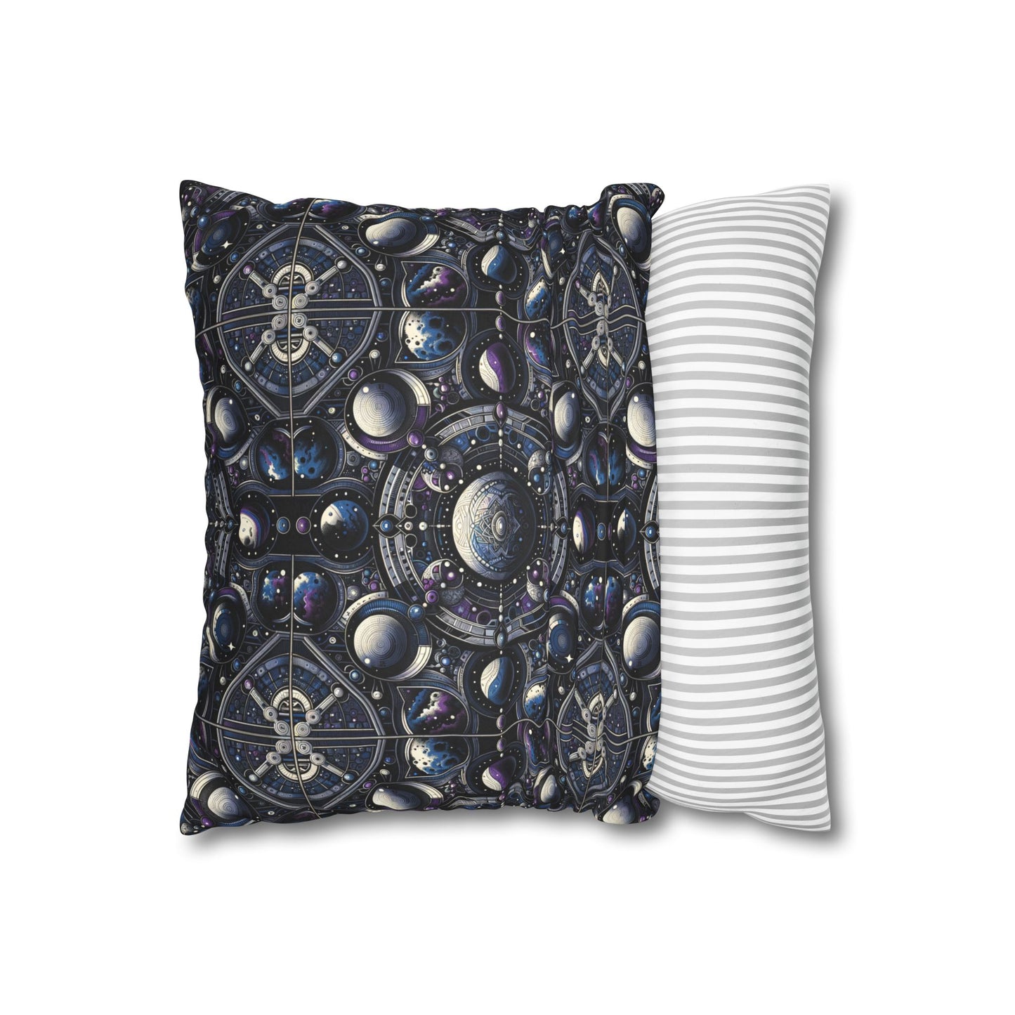Tech Astronaut Tech-Forward Streetwear Meets Space Exploration Faux Suede Square Pillowcase - 8404 Design-46