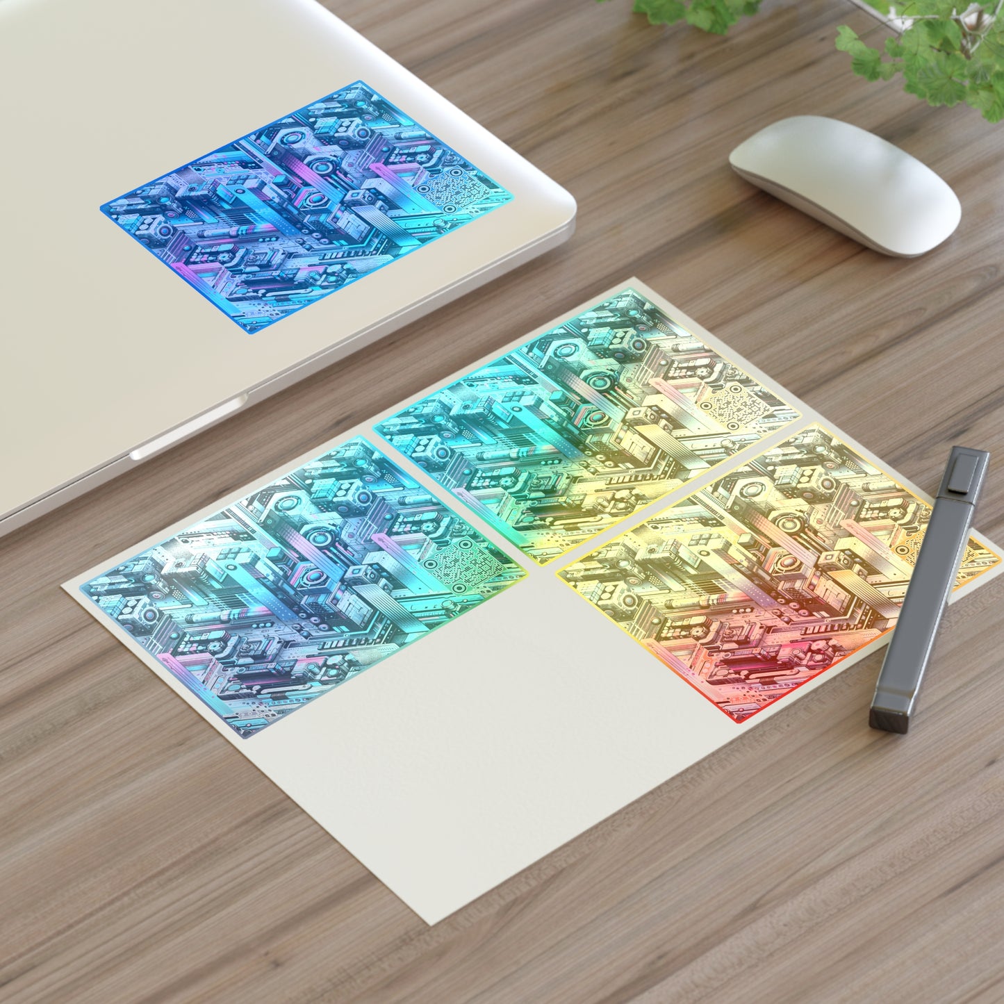 Digital Motion Futuristic Tech Sticker Sheets - 8404 Design-40