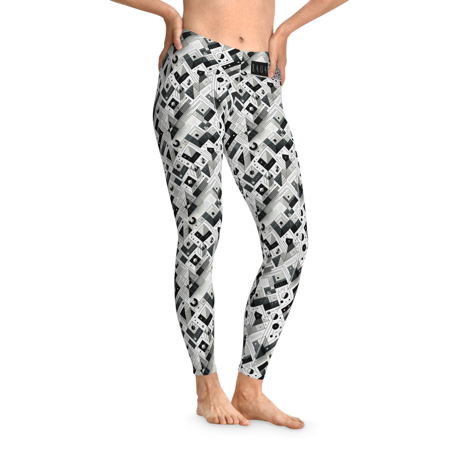 Digital Minimalism Minimalist Tech Stretch Leggings - 8404 Design-69