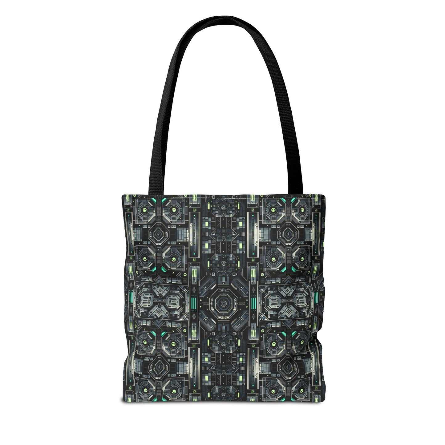 Tech Noir Tech-Forward Minimalism Tote Bag - 8404 Design-52