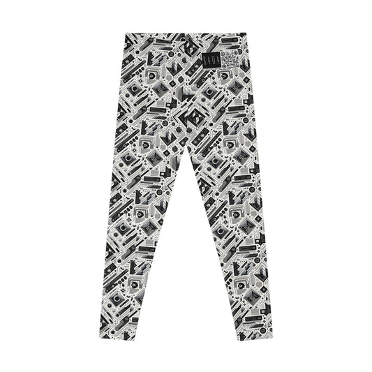 Tech Minimalism Minimalist Tech Stretch Leggings - 8404 Design-72