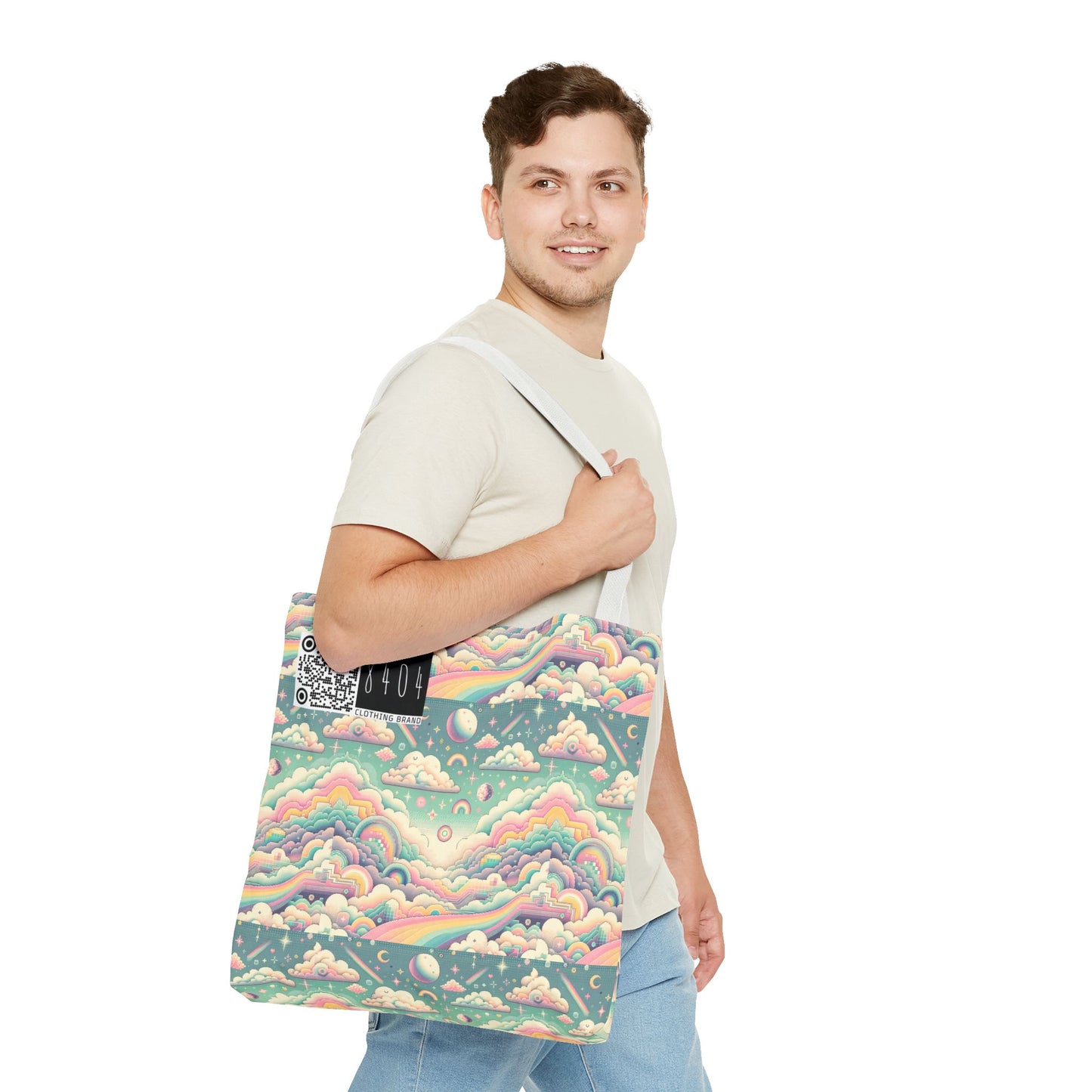 Digital Dreamland Whimsical and Nostalgic Streetwear With a Digital Twist Tote Bag - 8404 Design-65