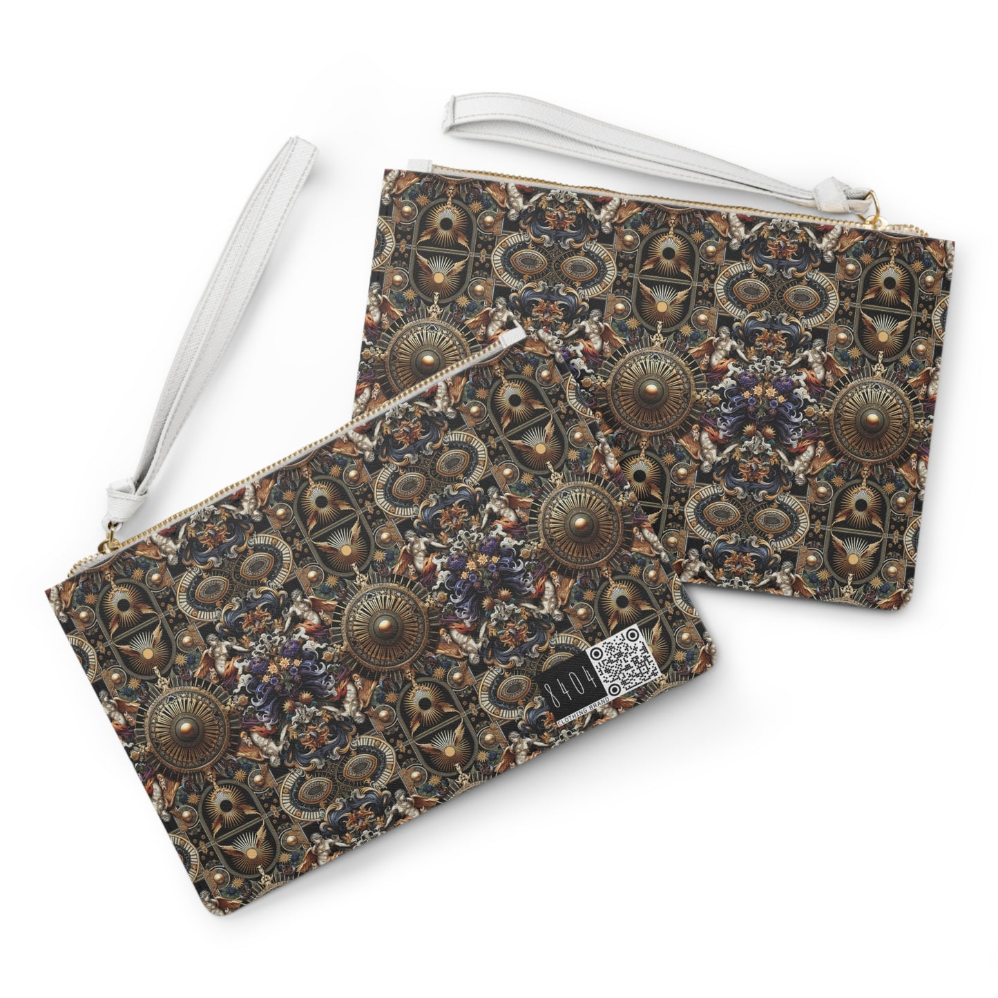 Digital Renaissance Luxurious Streetwear Inspired By Classical Art With a Modern Twist Clutch Bag - 8404 Design-55