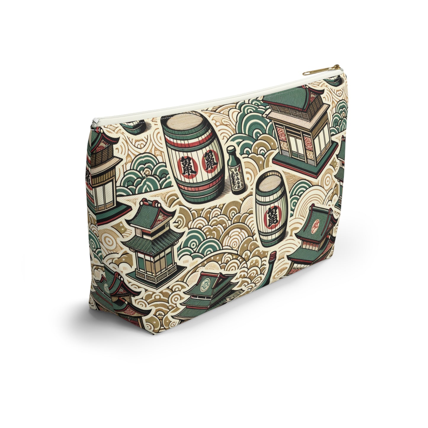 Cultural Artisanal Fusion Contemporary Cultural Elegance Accessory Pouch W T-Bottom - 8404 Design-68