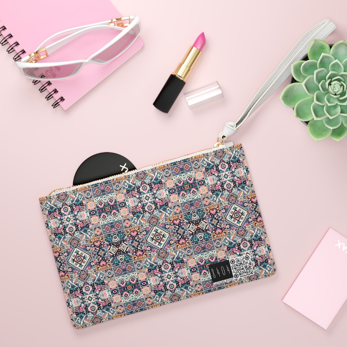 Digital Artisanal Fusion Digital Artisanal Clutch Bag - 8404 Design-65