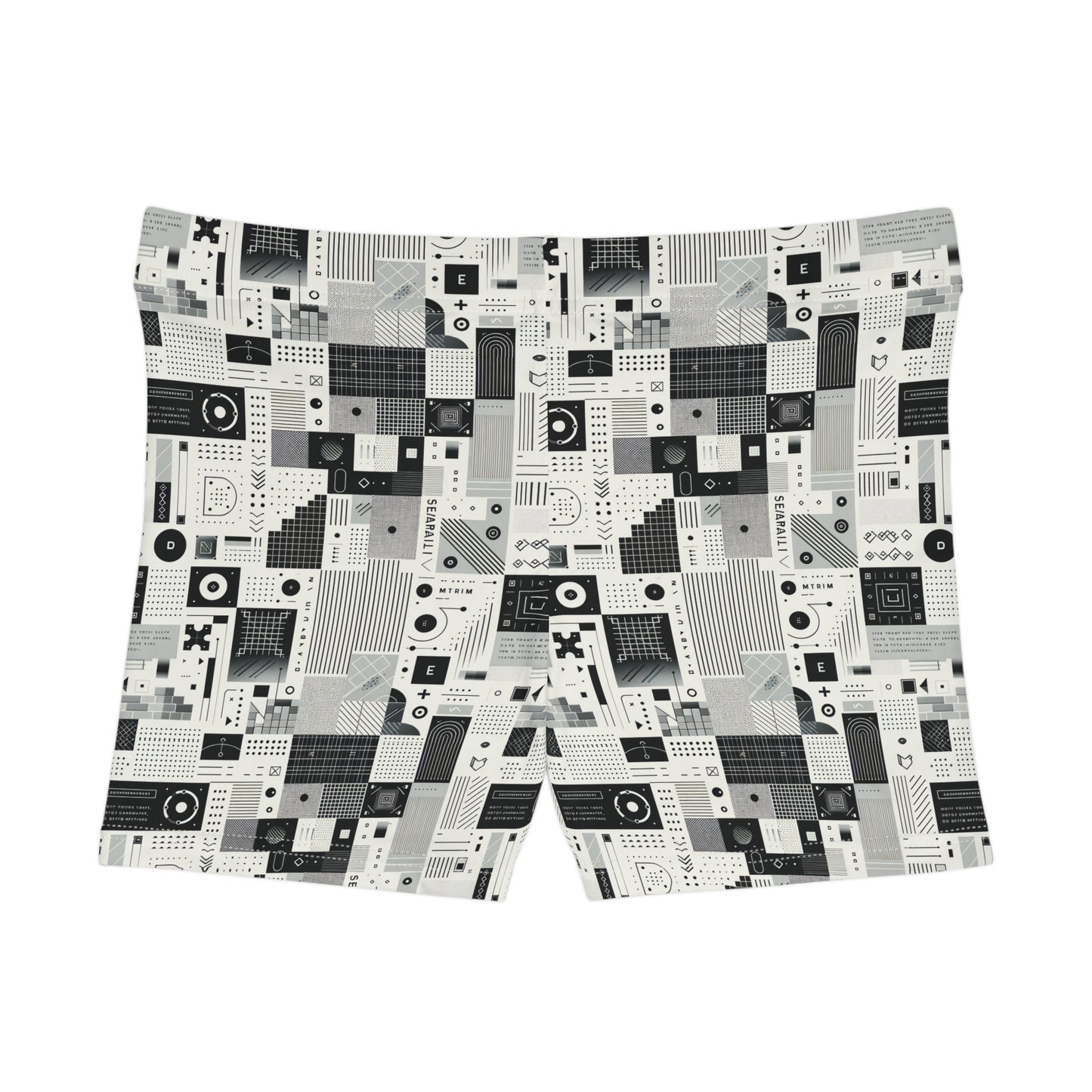 Digital Minimalism Minimalist Tech Women's Shorts - 8404 Design-50