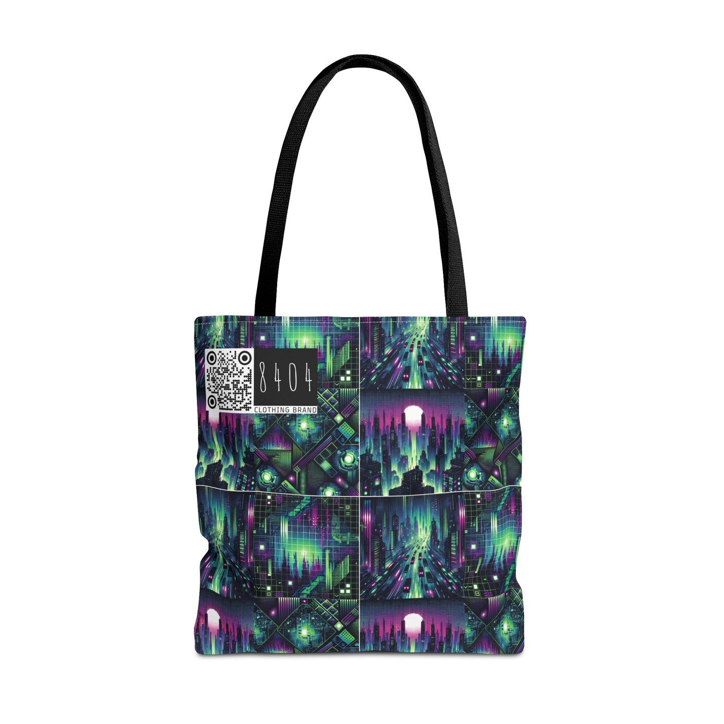 Tech Noir Aesthetics Tech-Forward Urban Dystopia Tote Bag - 8404 Design-54