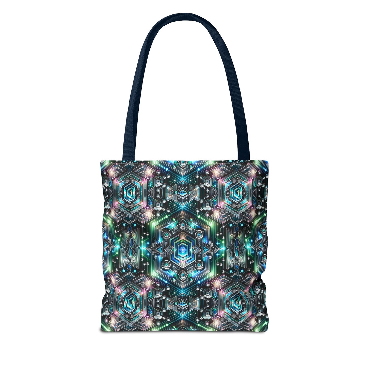 Tech-Infused Futurism Futuristic Tech Tote Bag - 8404 Design-63
