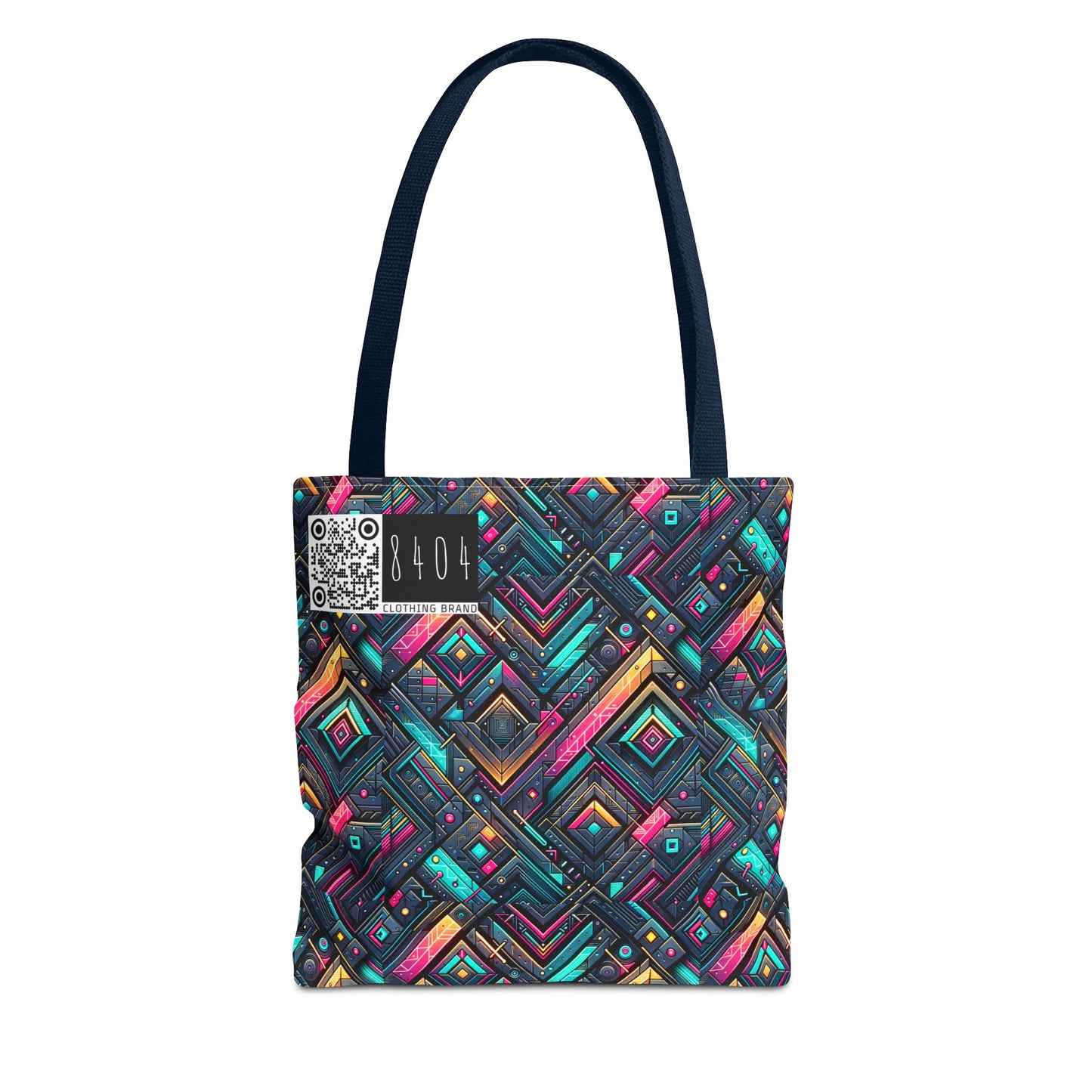 Tech-Inspired Graphics Cyberpunk Cool Tote Bag - 8404 Design-67
