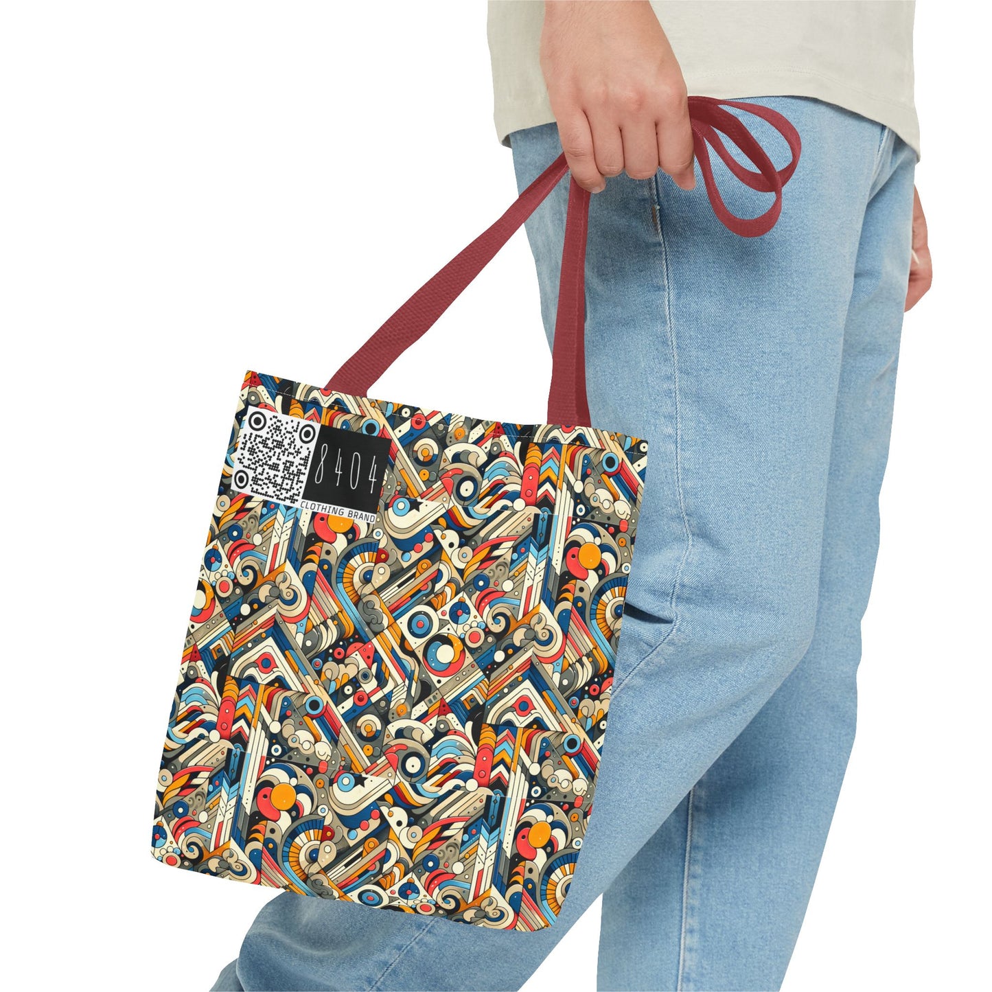 Abstract Graphic Art Modern Artistic Expression Tote Bag - 8404 Design-62
