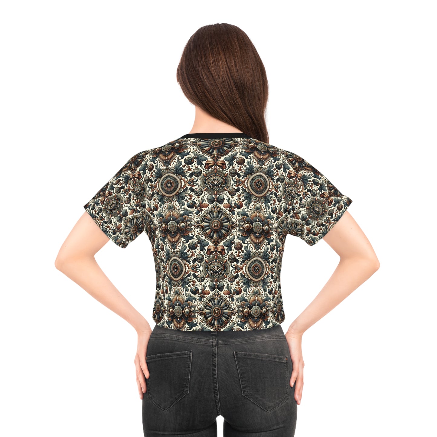 Neo-Dandyism Modern Dandy Streetwear Crop Tee - 8404 Design-51