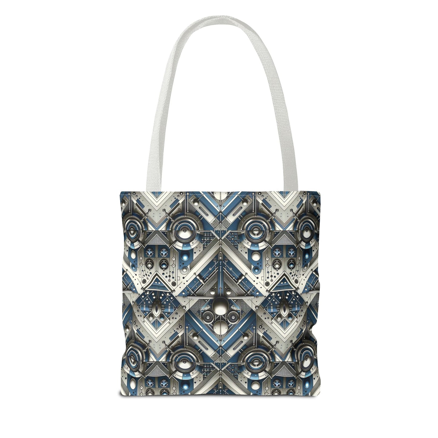 Tech Utility Fusion Tech-Forward Utility With a Futuristic Edge Tote Bag - 8404 Design-63