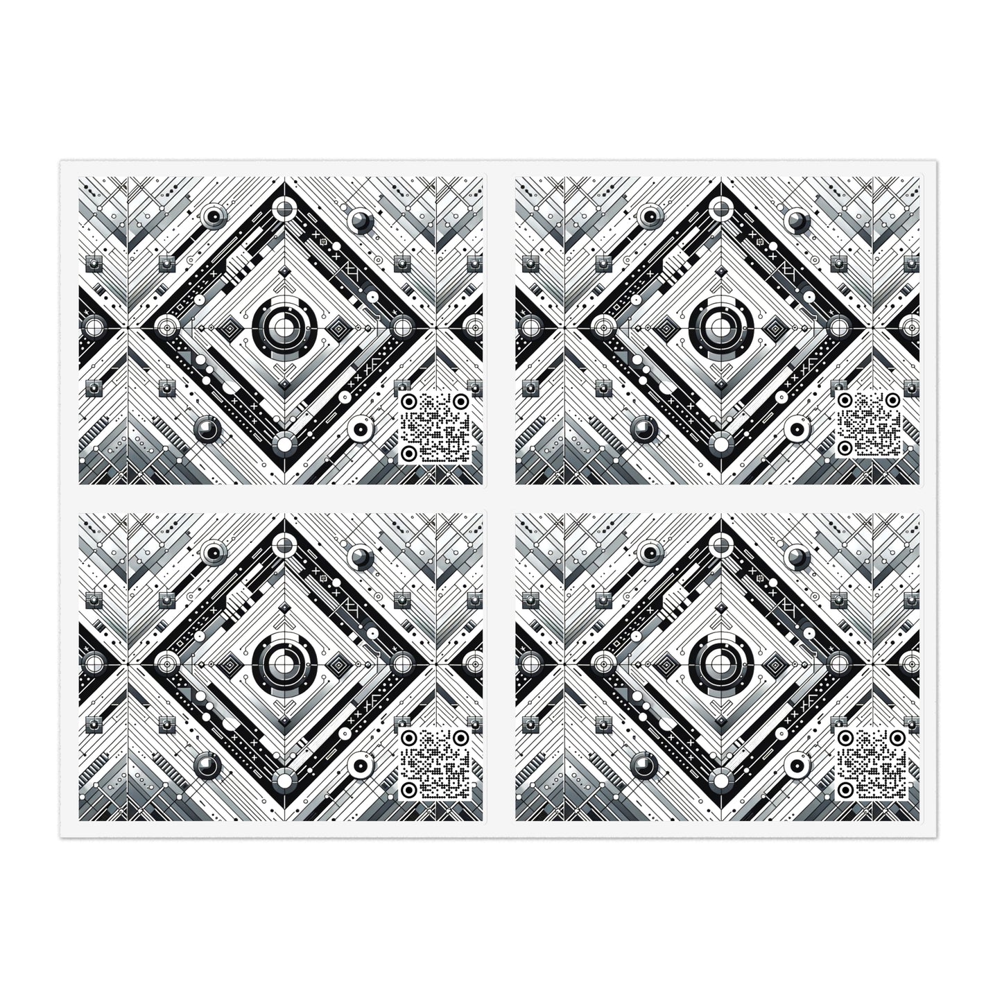 Tech Minimalism Minimalist Tech Sticker Sheets - 8404 Design-45