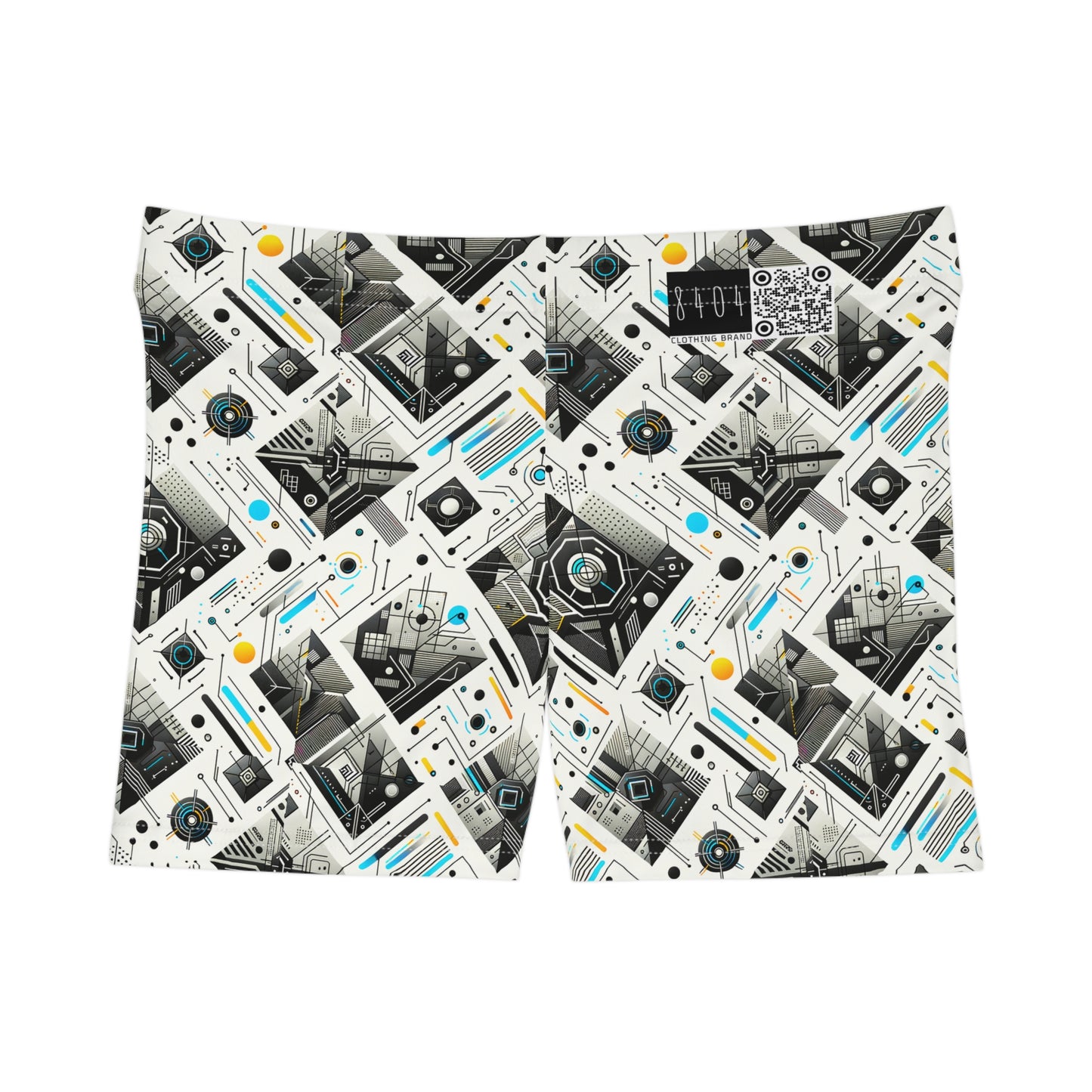 Tech Minimalism Minimalist Tech Women's Shorts - 8404 Design-47