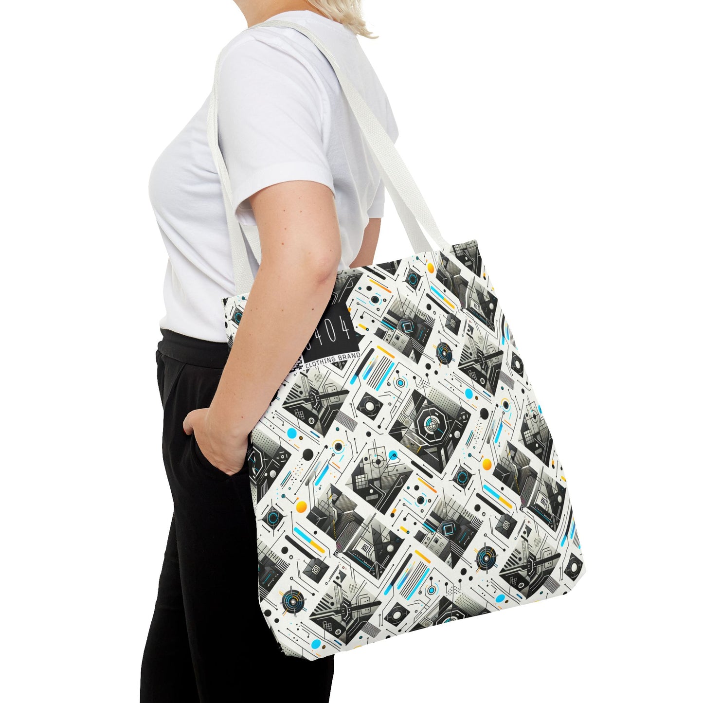 Tech Minimalism Minimalist Tech Tote Bag - 8404 Design-47