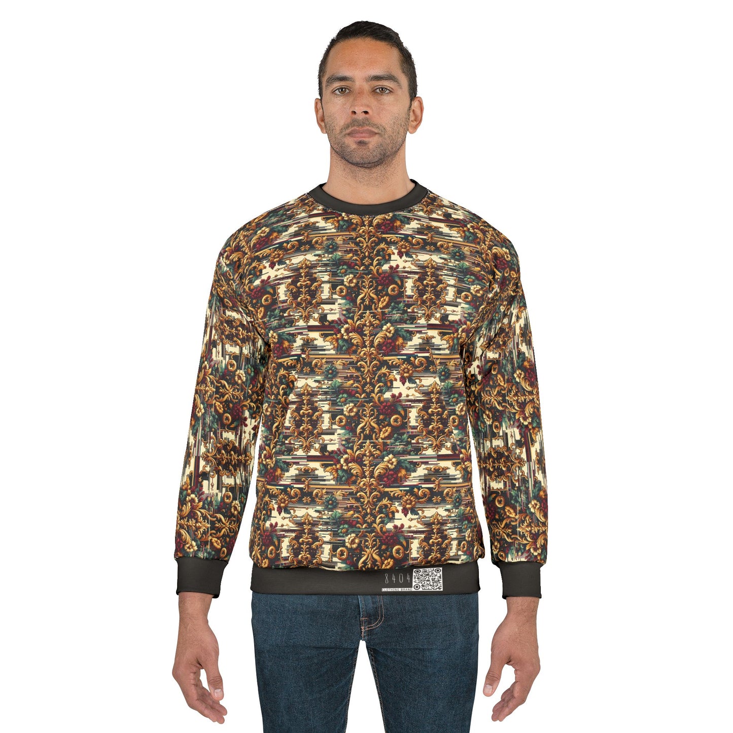 Digital Renaissance Modern Baroque Fusion Sweatshirt - 8404 Design-63