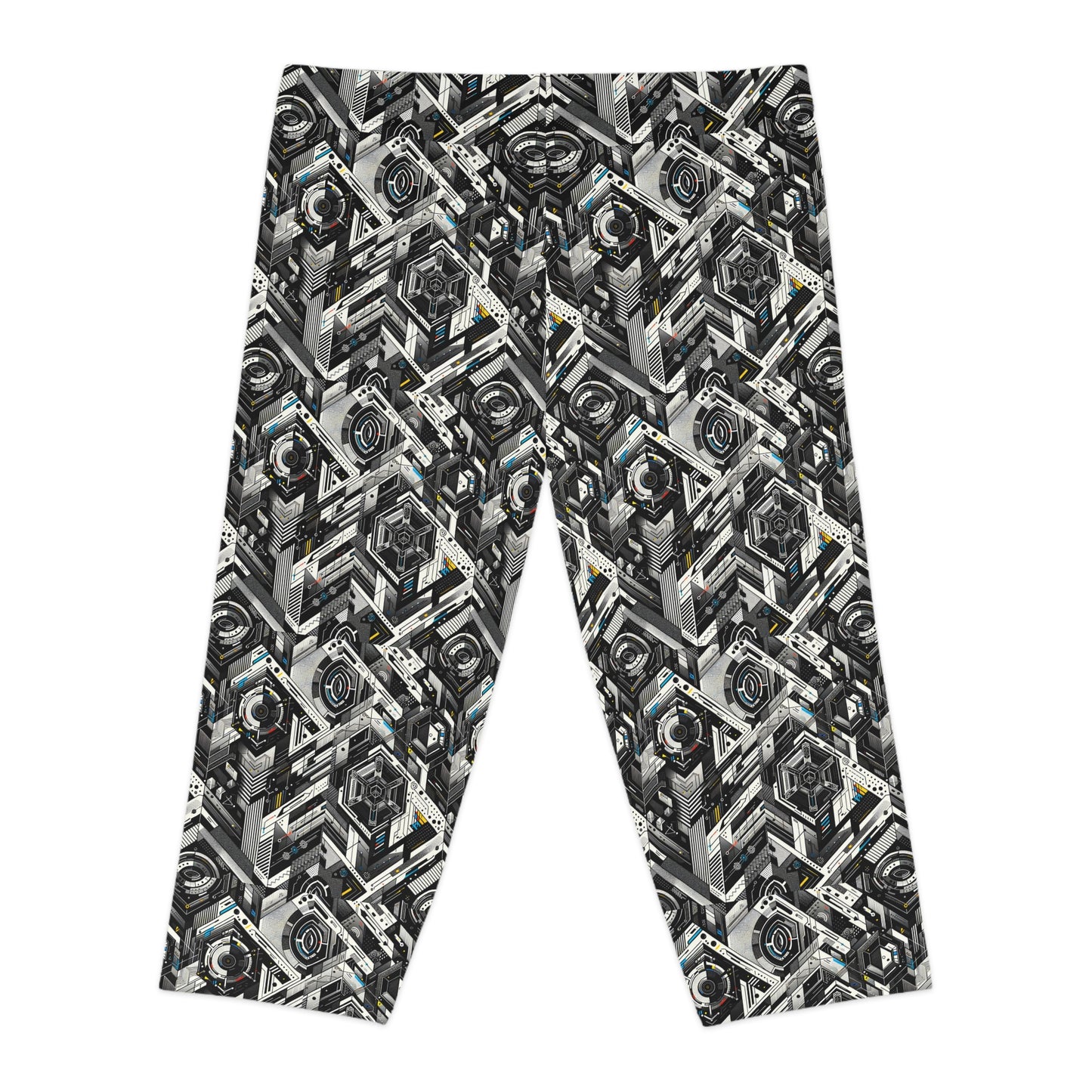 Tech Athletic Fusion Tech-Forward Athletic Women's Capri Leggings - 8404 Design-63