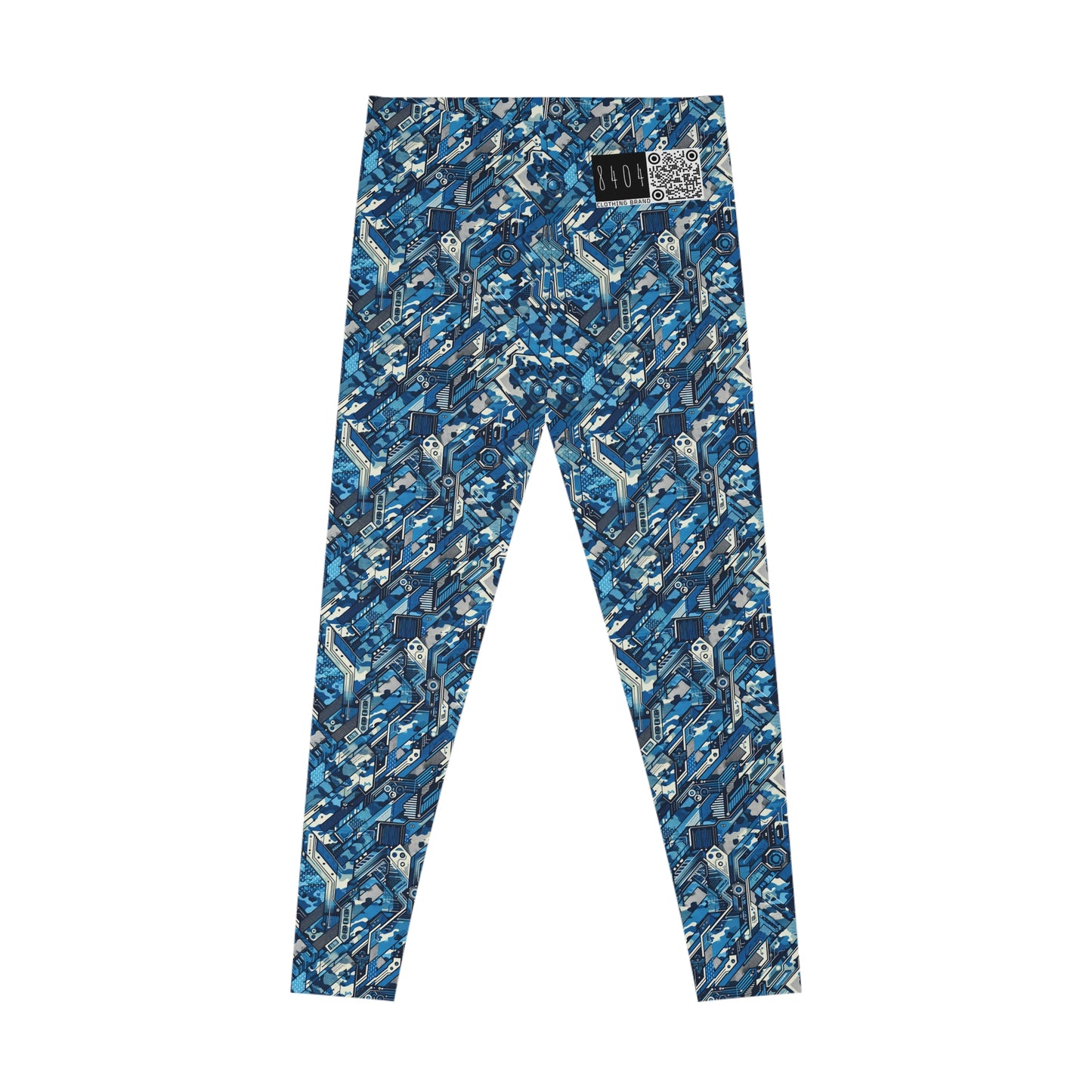 Tech Urban Camo Tech-Forward Streetwear With a Futuristic Military Edge Stretch Leggings - 8404 Design-39