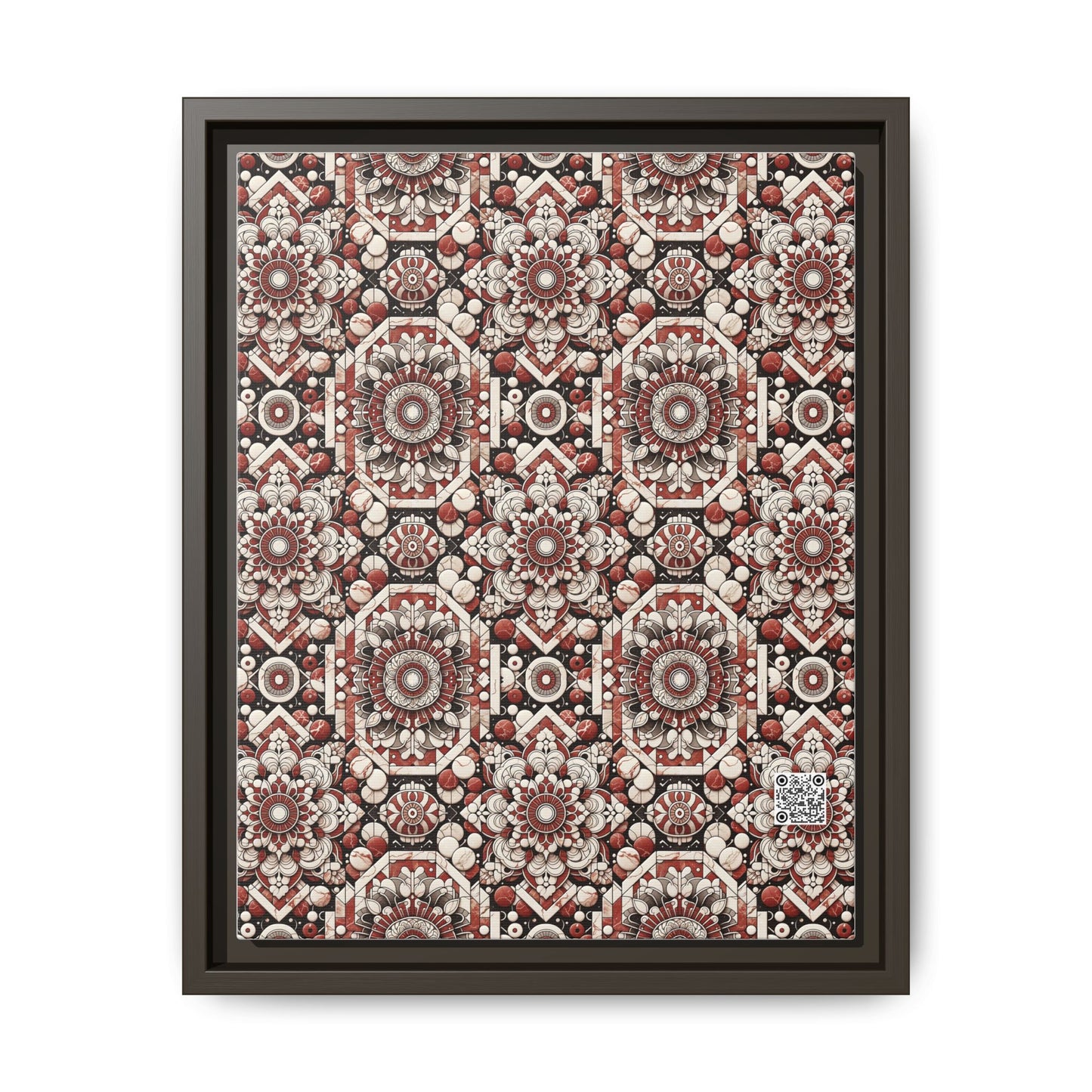 Neo Jomon Sculptural Aesthetics Artisanal Streetwear Matte Canvas, Framed (multi-Color) - 8404 Design-55 A