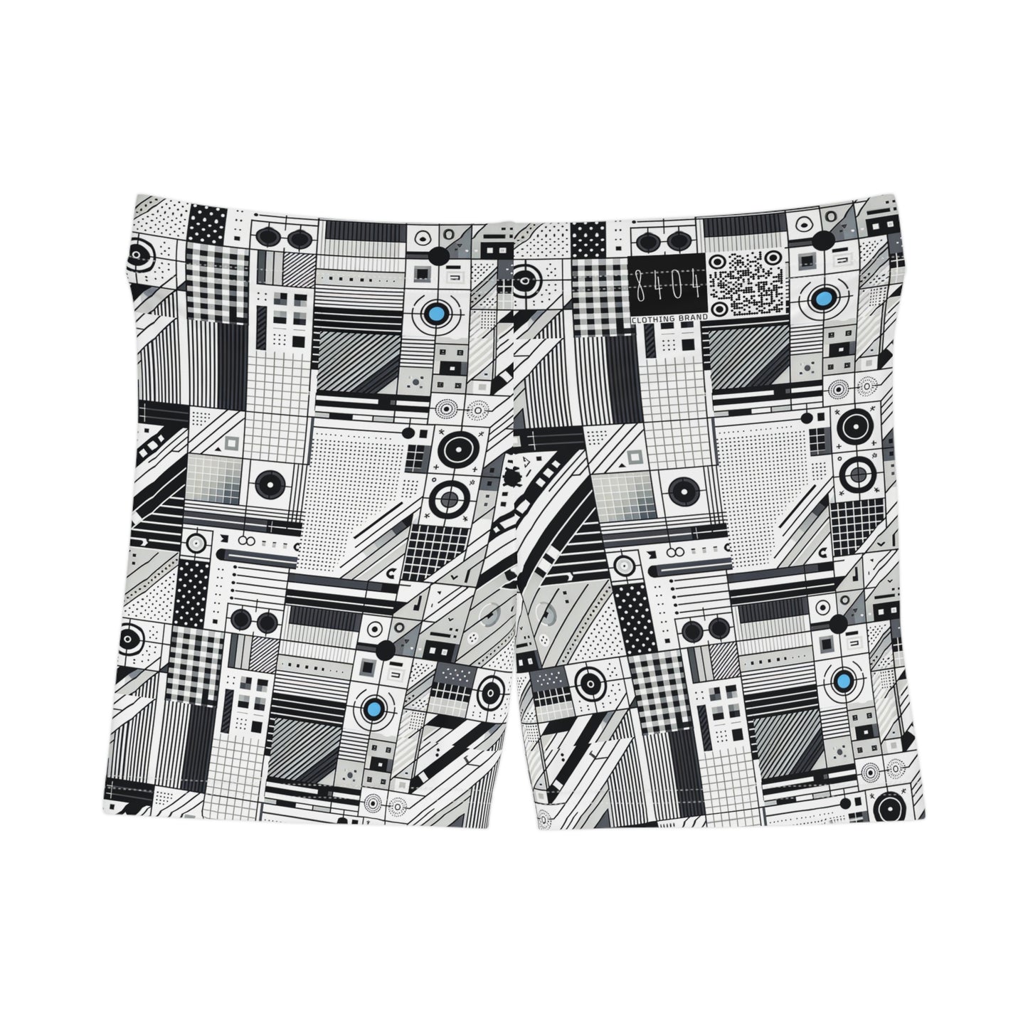 Digital Minimalism Minimalist Tech Women's Shorts - 8404 Design-52