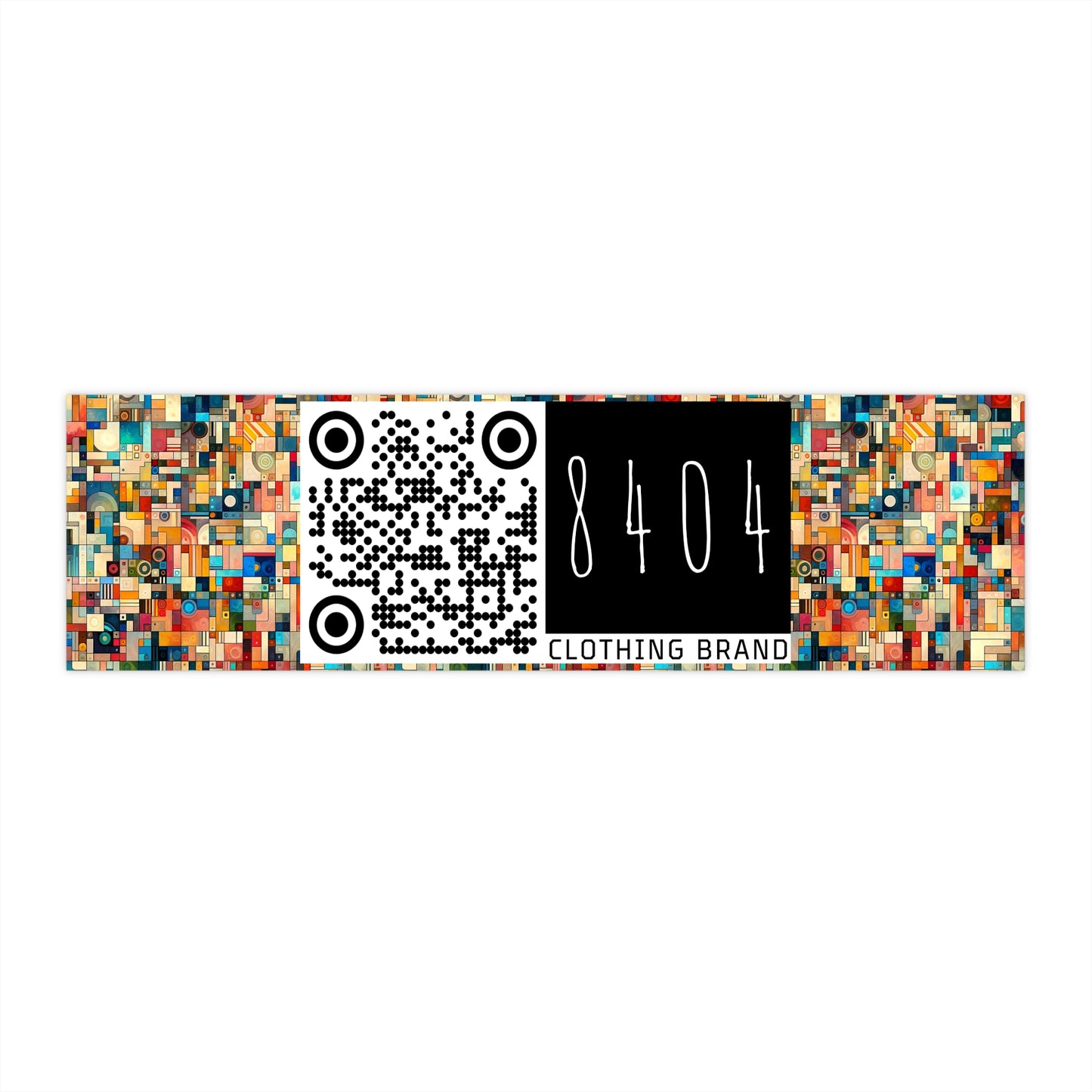 Digital Artistic Expression Artistic Streetwear Bumper Sticker - 8404 Design-46