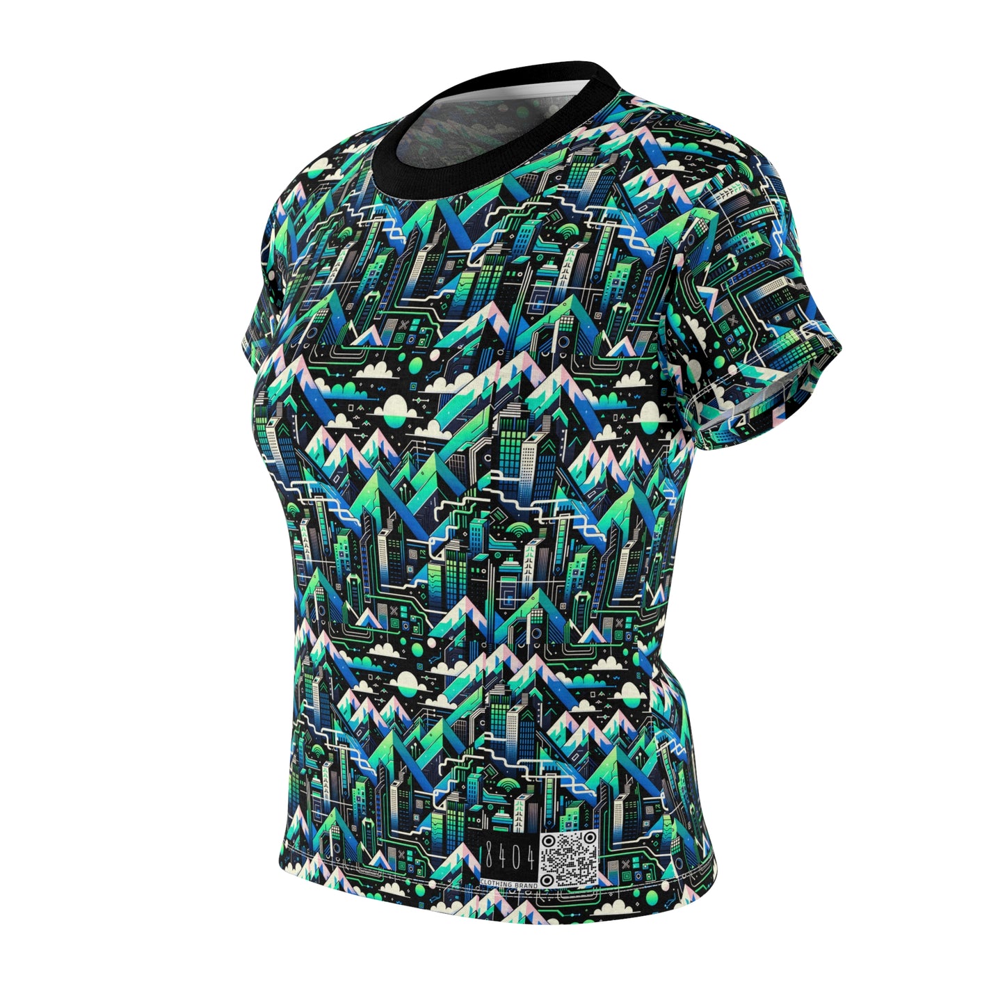 Digital Adventure Graphics Digital Explorer Women's Cut & Sew Tee - 8404 Design-55