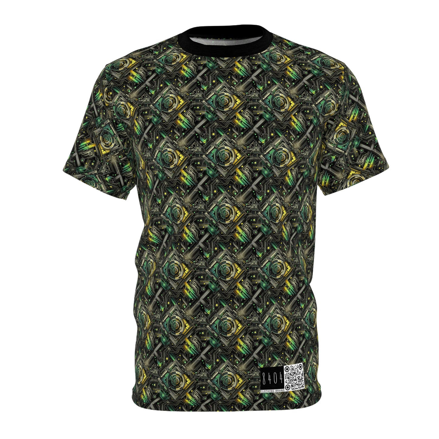 Tech Noir Graphics Tech-Inspired Streetwear Unisex Cut & Sew Tee - 8404 Design-57