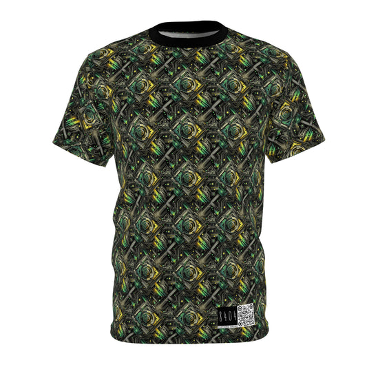 Tech Noir Graphics Tech-Inspired Streetwear Unisex Cut & Sew Tee - 8404 Design-57