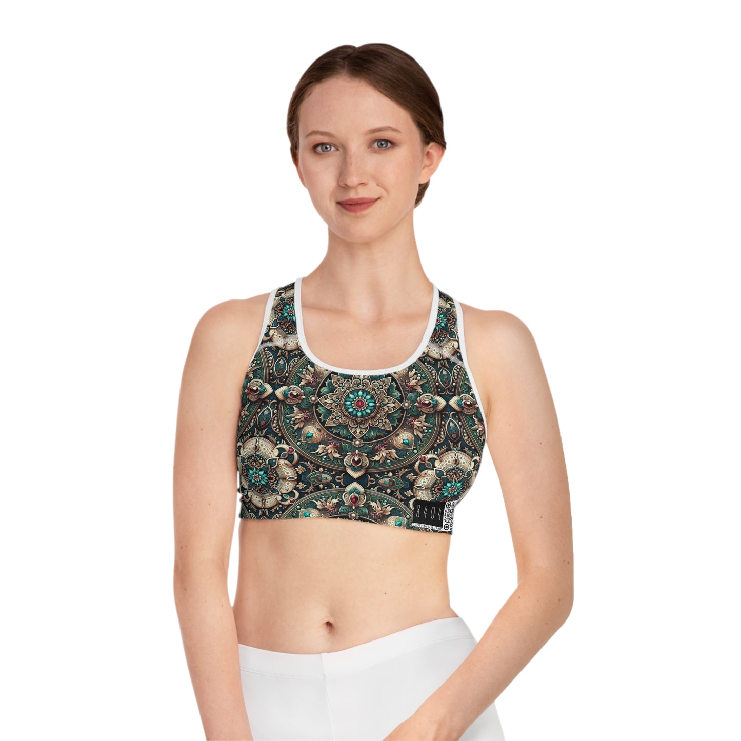 Neo-Dandyism Modern Dandy Streetwear Sports Bra - 8404 Design-56